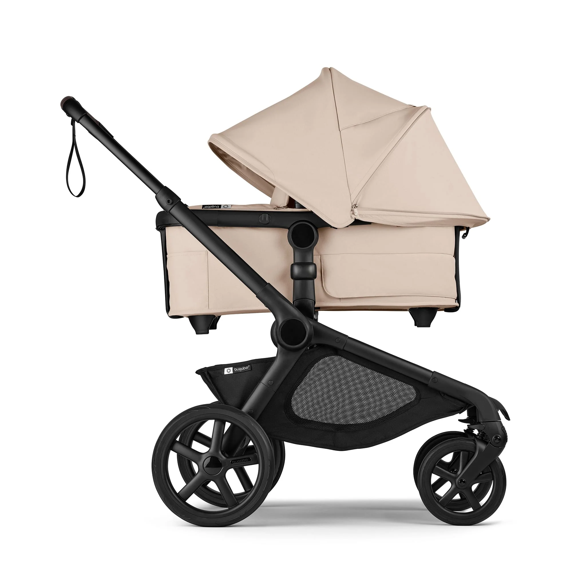 Poussette Complète Kangaroo - Noir / Taupe - Image 3