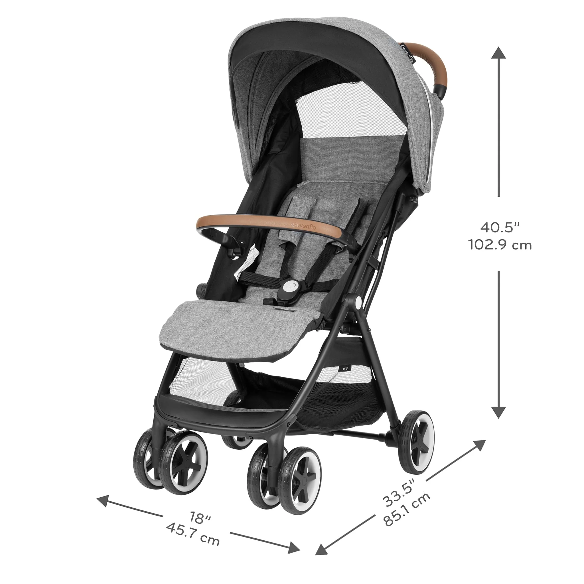 Poussette auto-pliable Evenflo® Gold Otto™ - Moonstone - Image 23