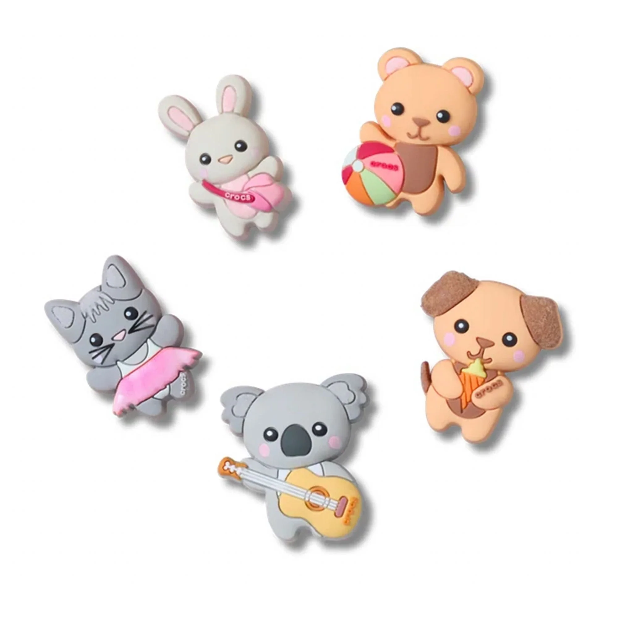 Jibbitz (5) - Animaux Mignons
