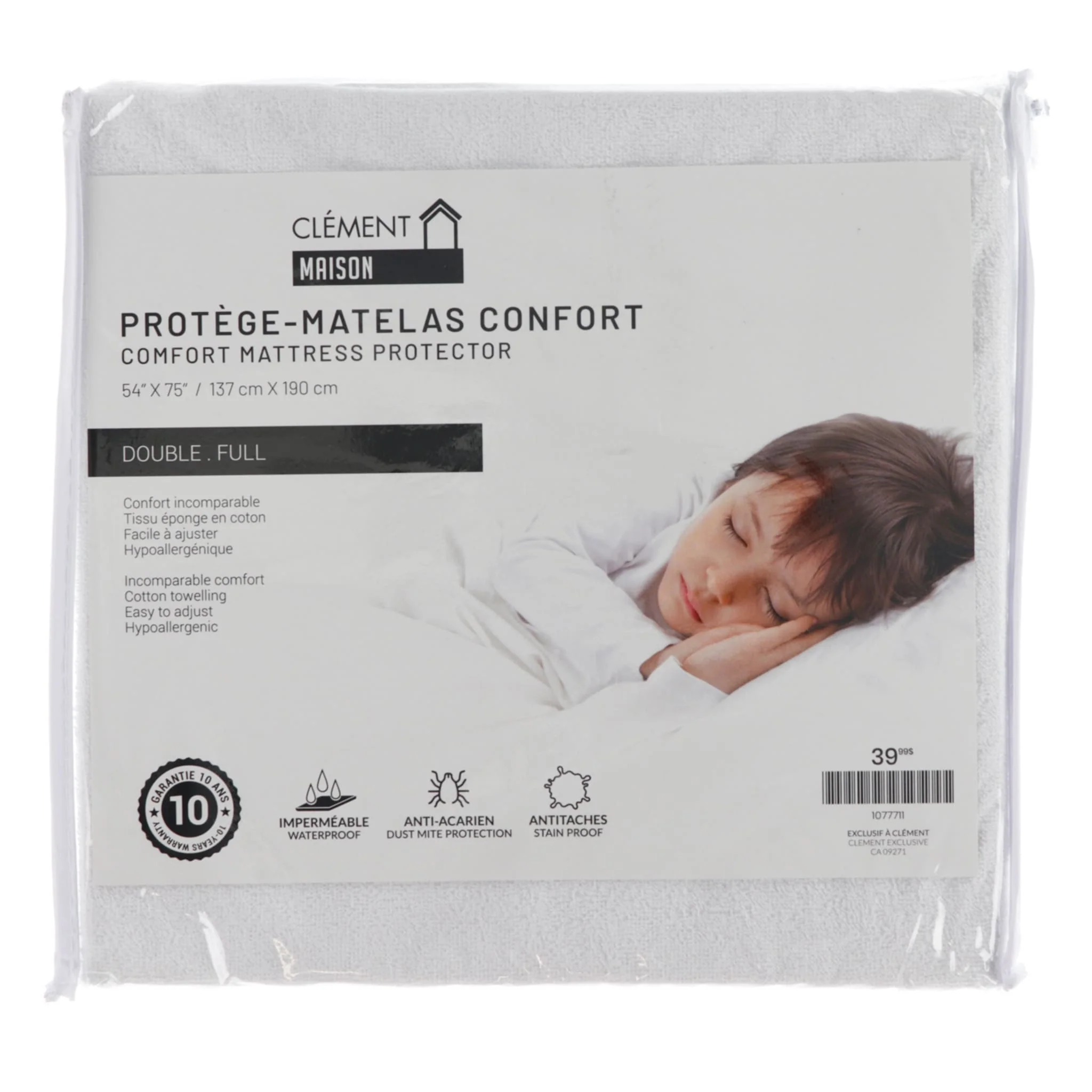 Protège-Matelas Lit Double Imperméable - Image 3