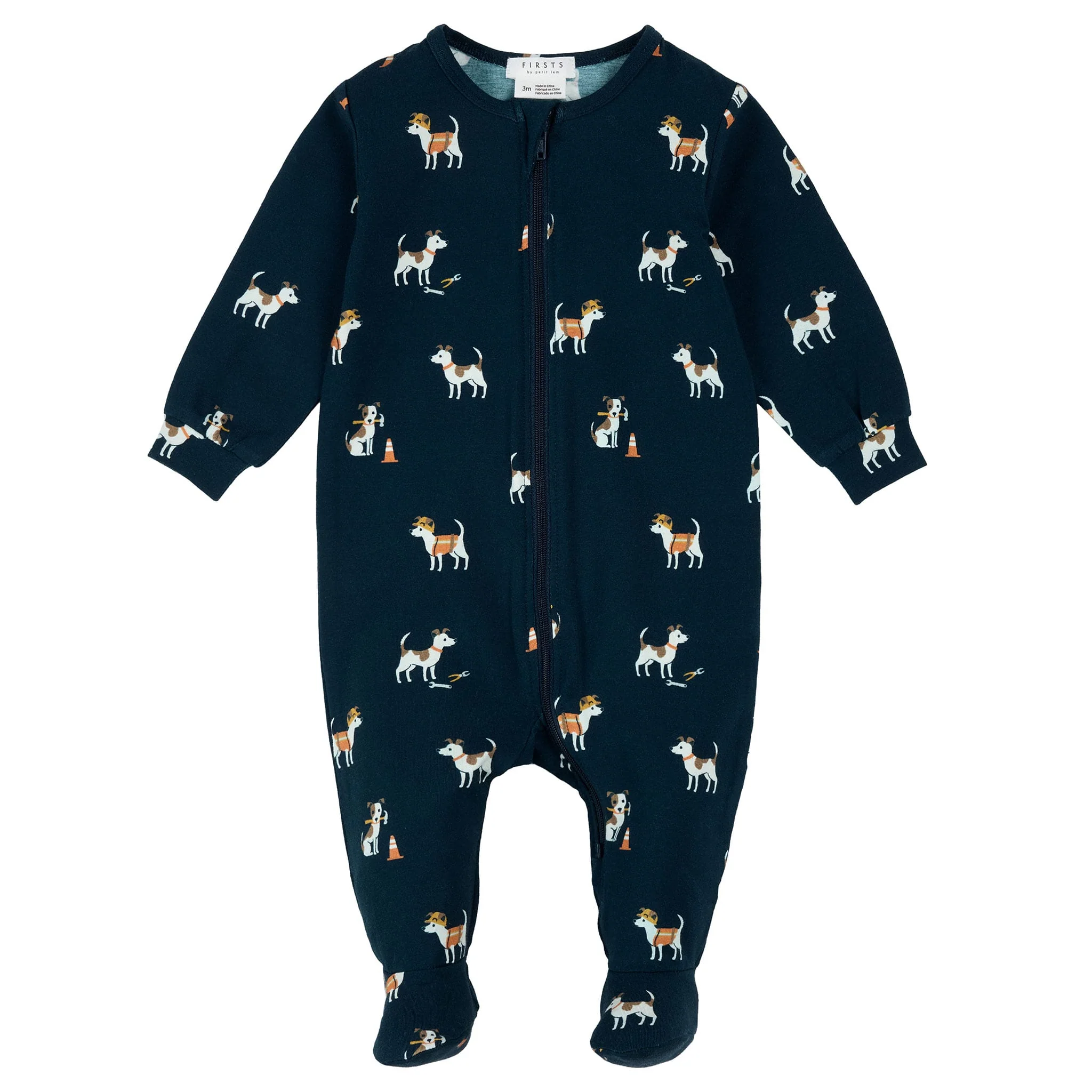 Pyjama Chien Construction 0-12mois