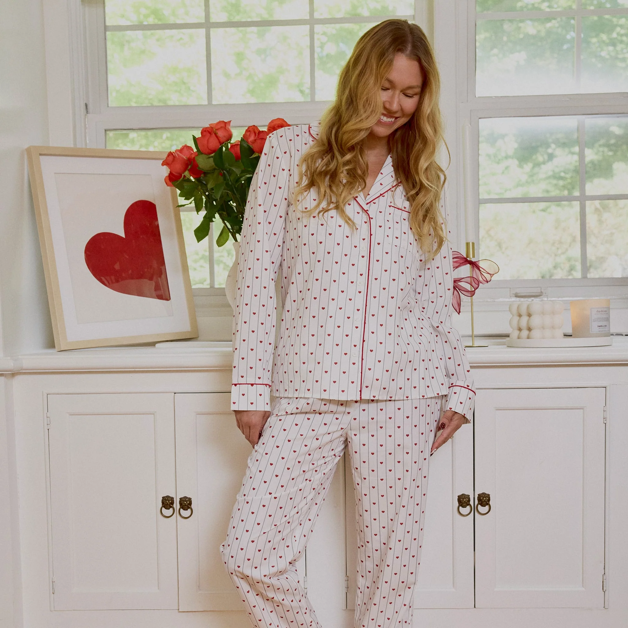 Pyjama Coeurs Adulte - Image 2