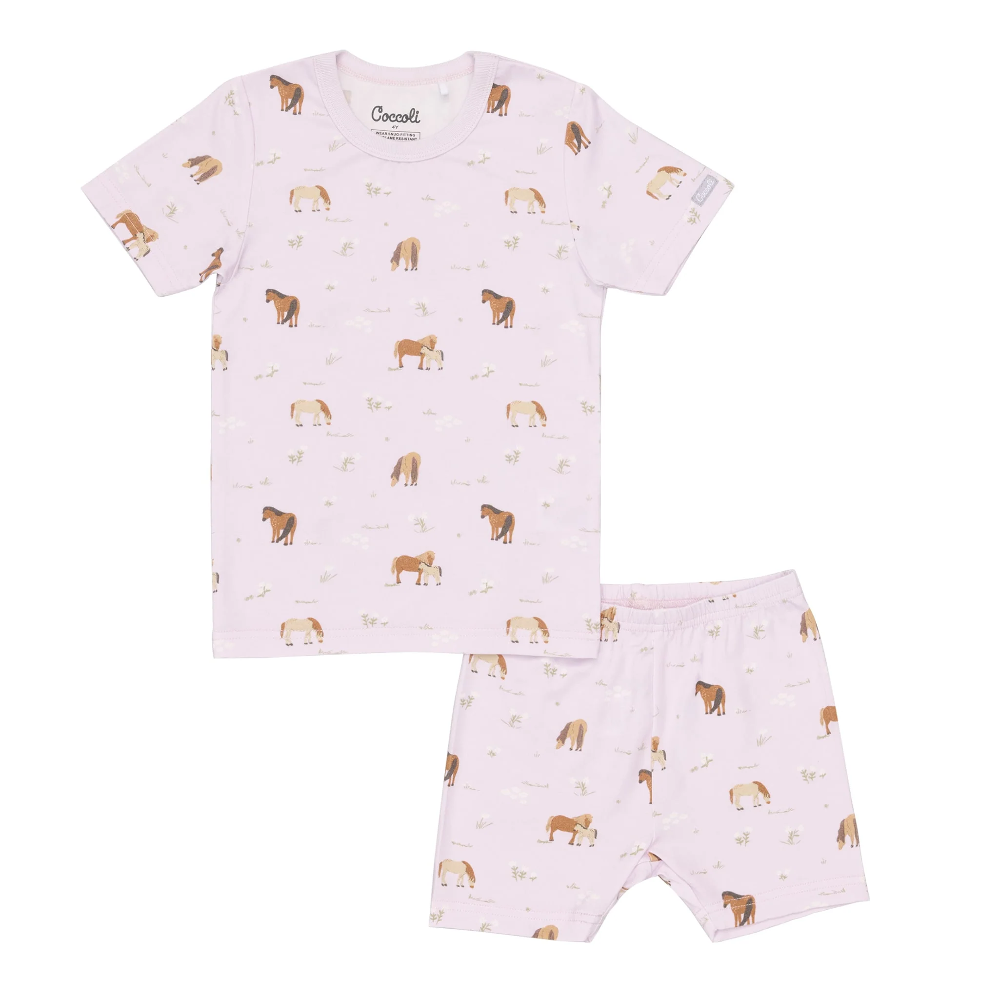 Pyjama Court Chevaux 2-12ans