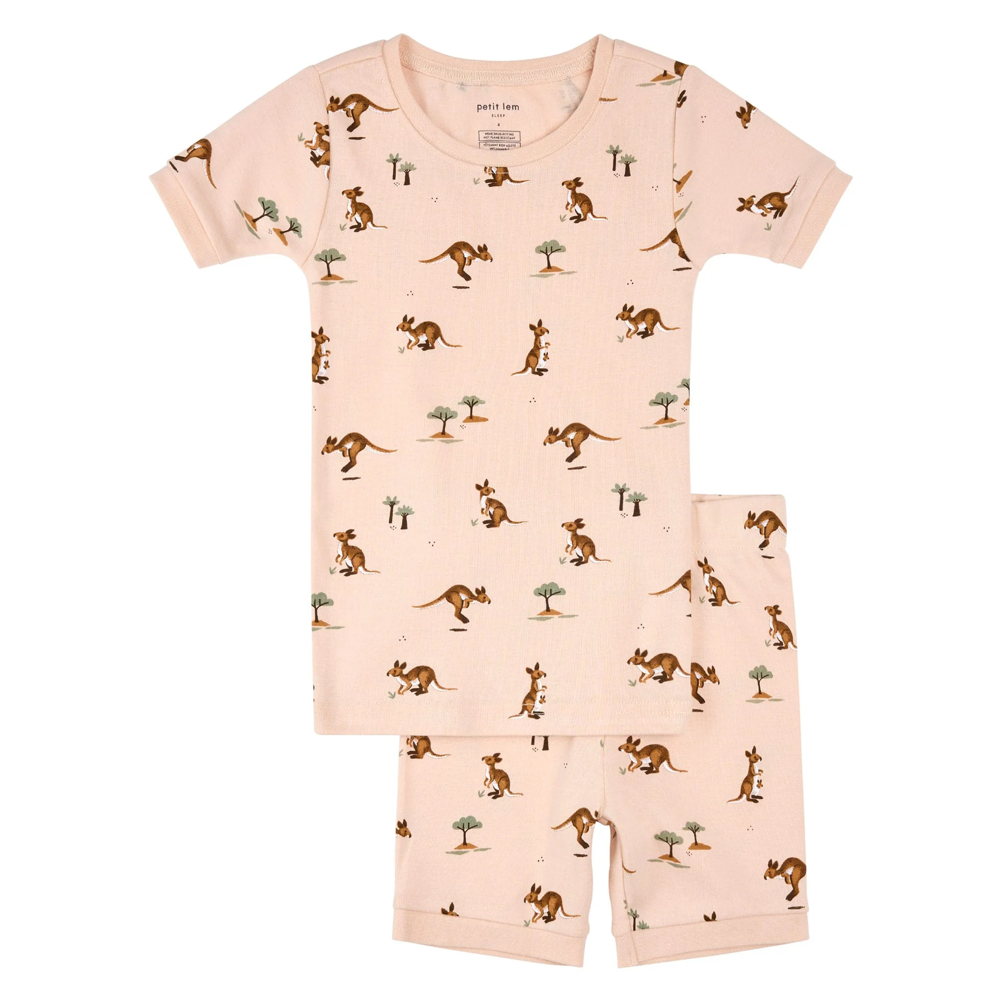 Pyjama Court Kangourous 2-6X