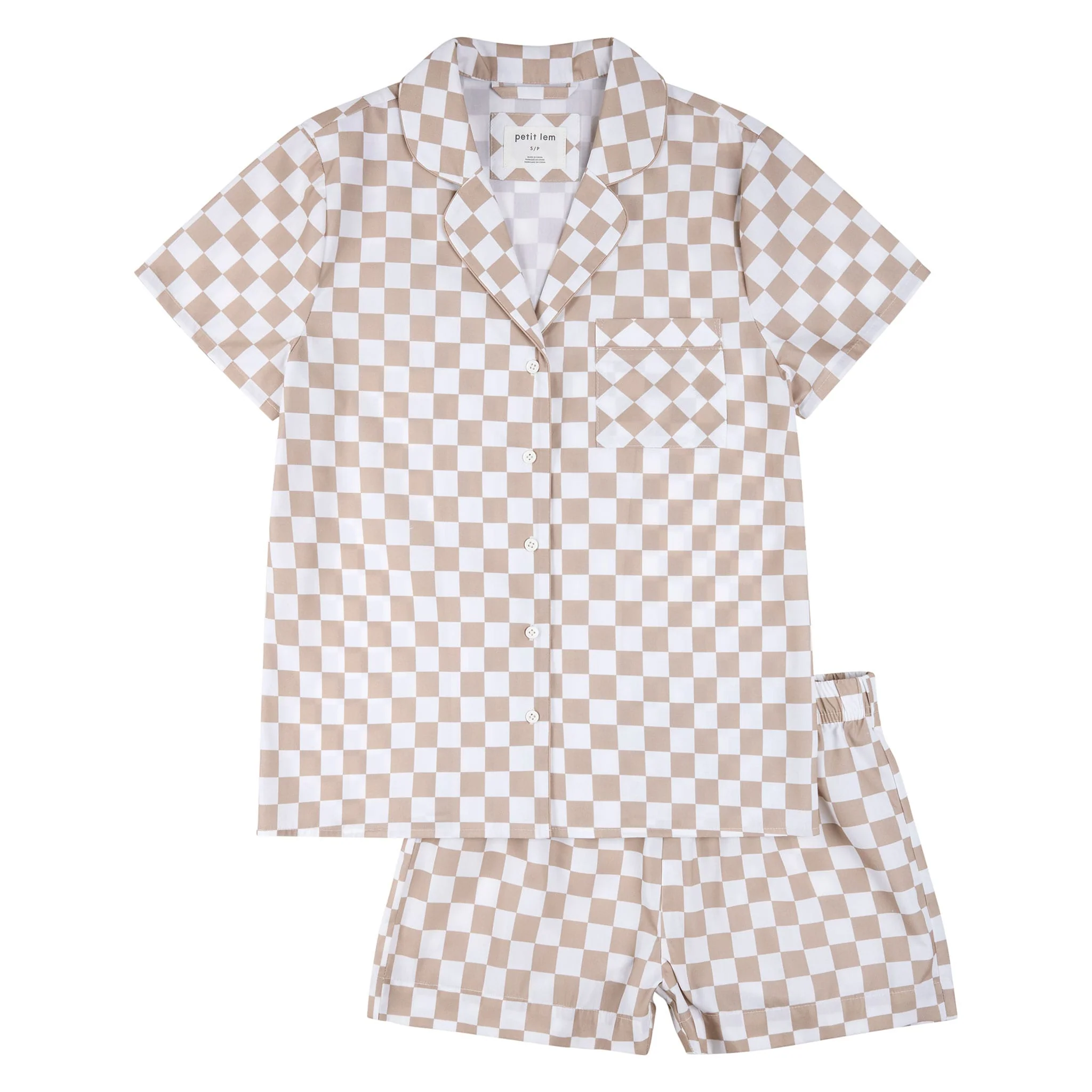 Pyjama Femme Damier