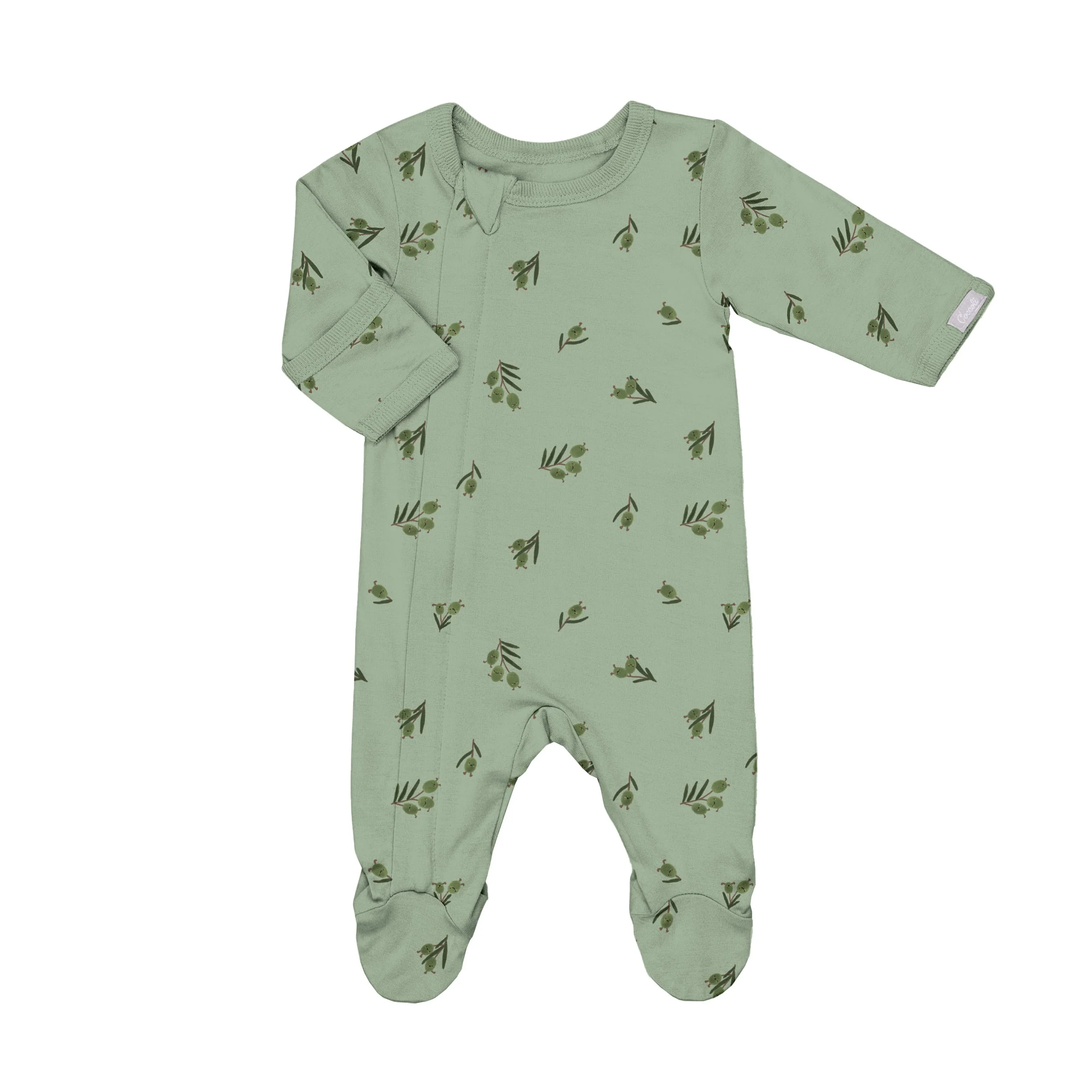 Pyjama Olives 1-18mois - Coccoli x La Petite Ourse