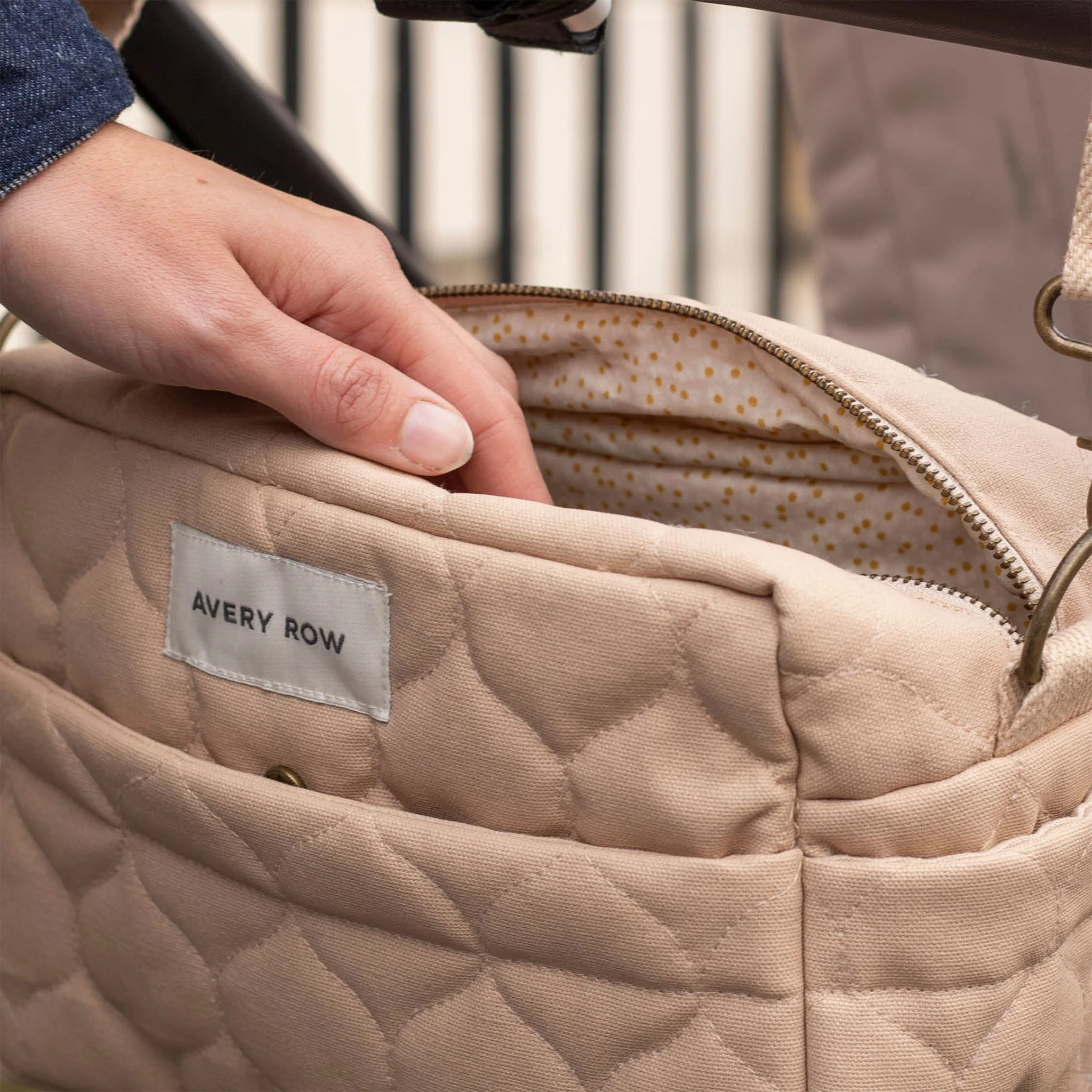 Sac Organisateur pour Poussette - Naturel - Image 8