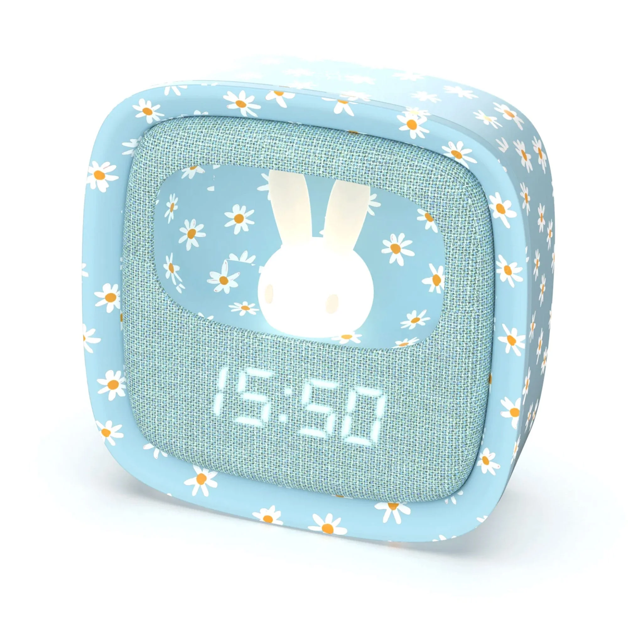 Réveille-matin et Veilleuse Billy - Fleurs Bleues - Image 4