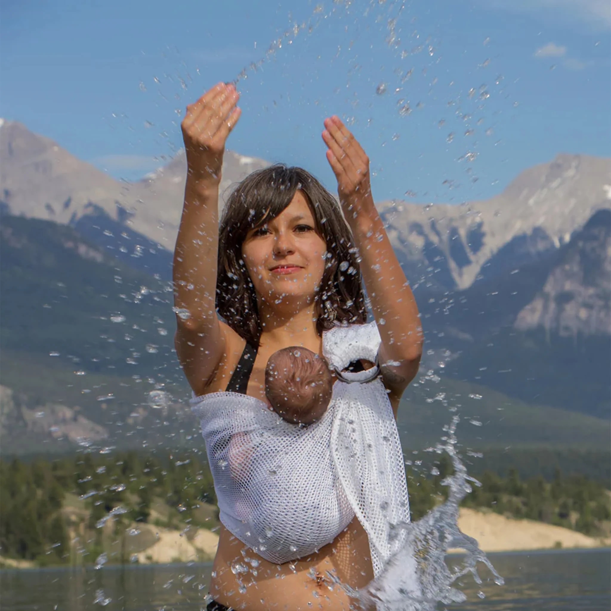 Écharpe Ajustable AIR  (Ring-Sling) - Gris - Image 5