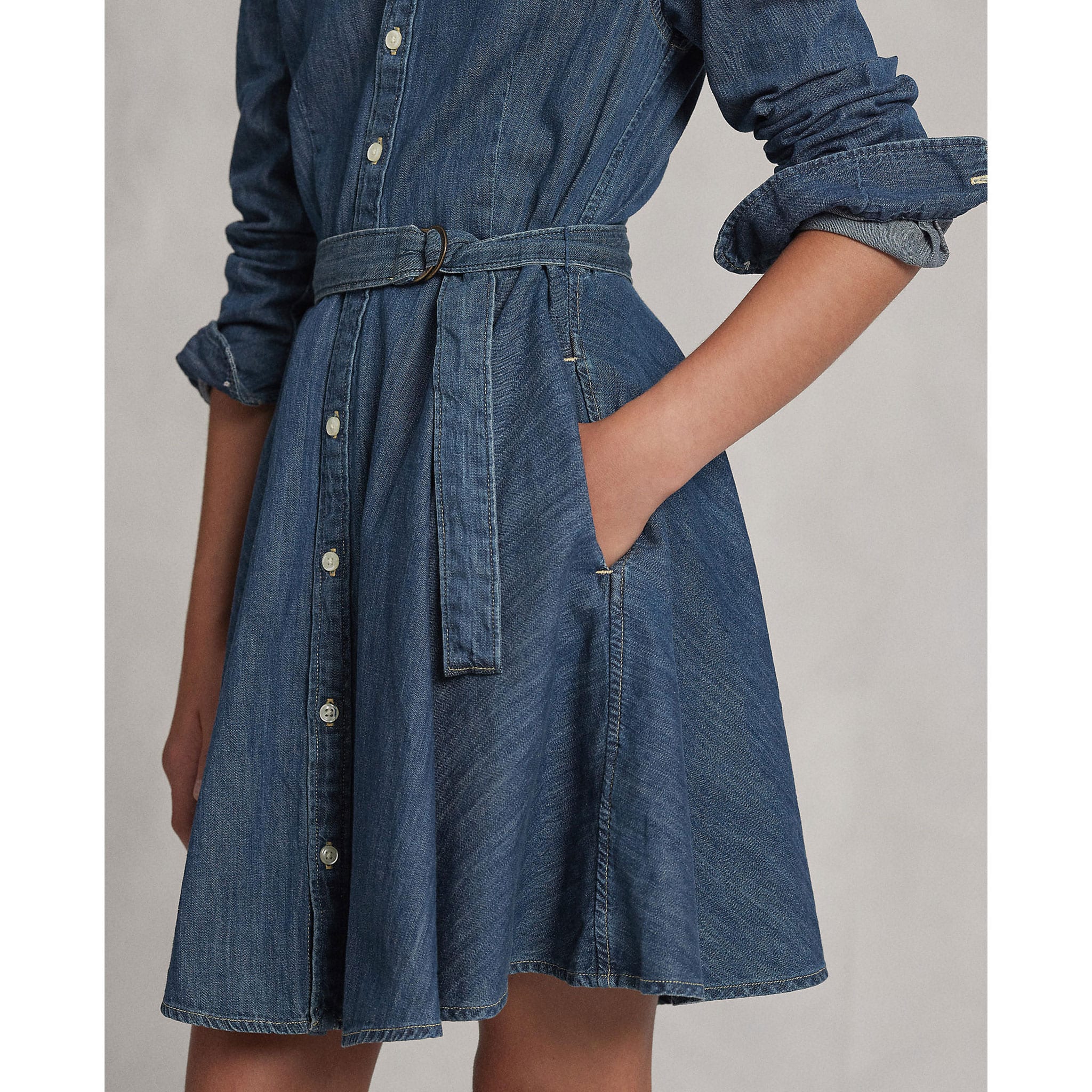 Robe Chemise Denim 7-16ans - Image 5