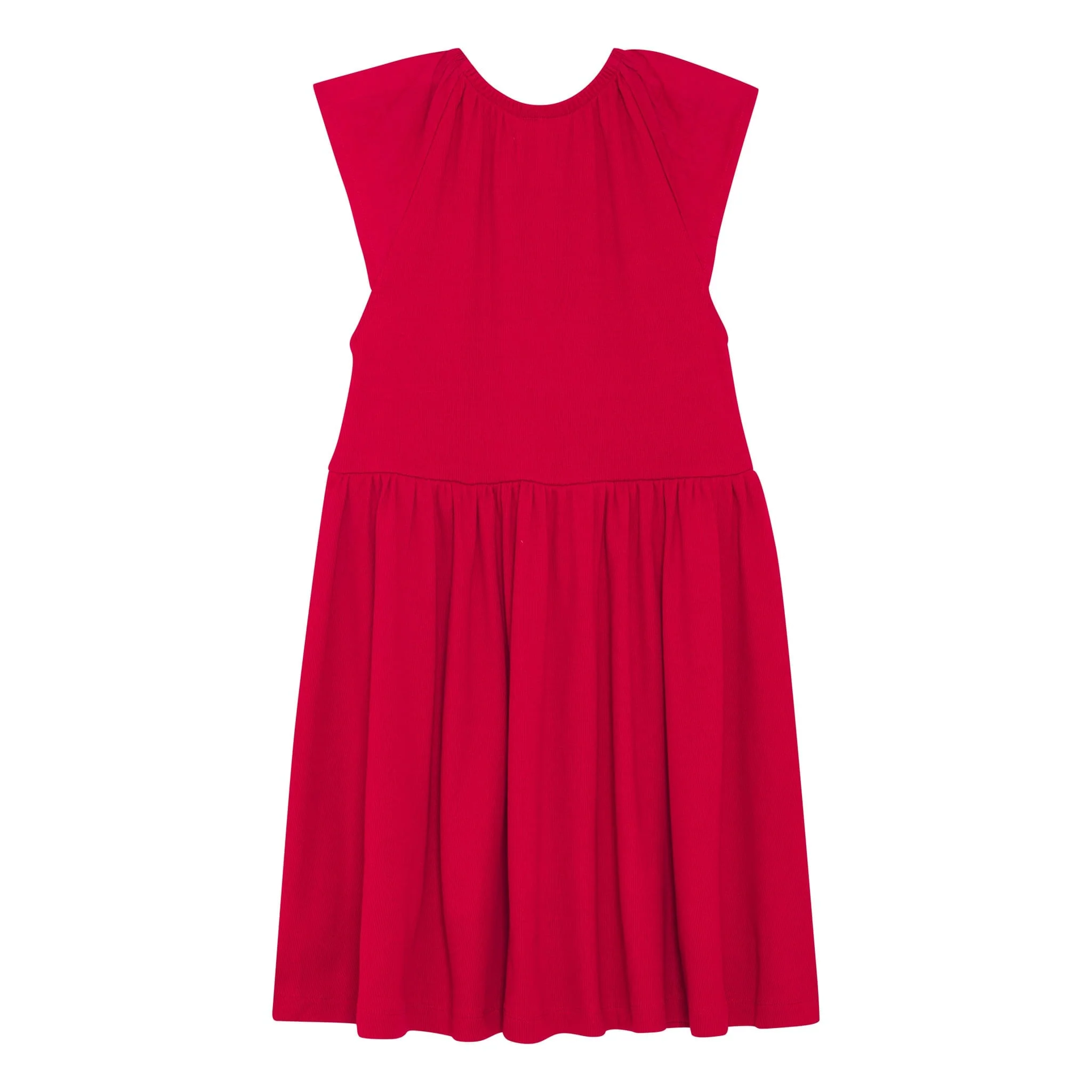 Robe Côtelée Unie 2-14ans - Image 3