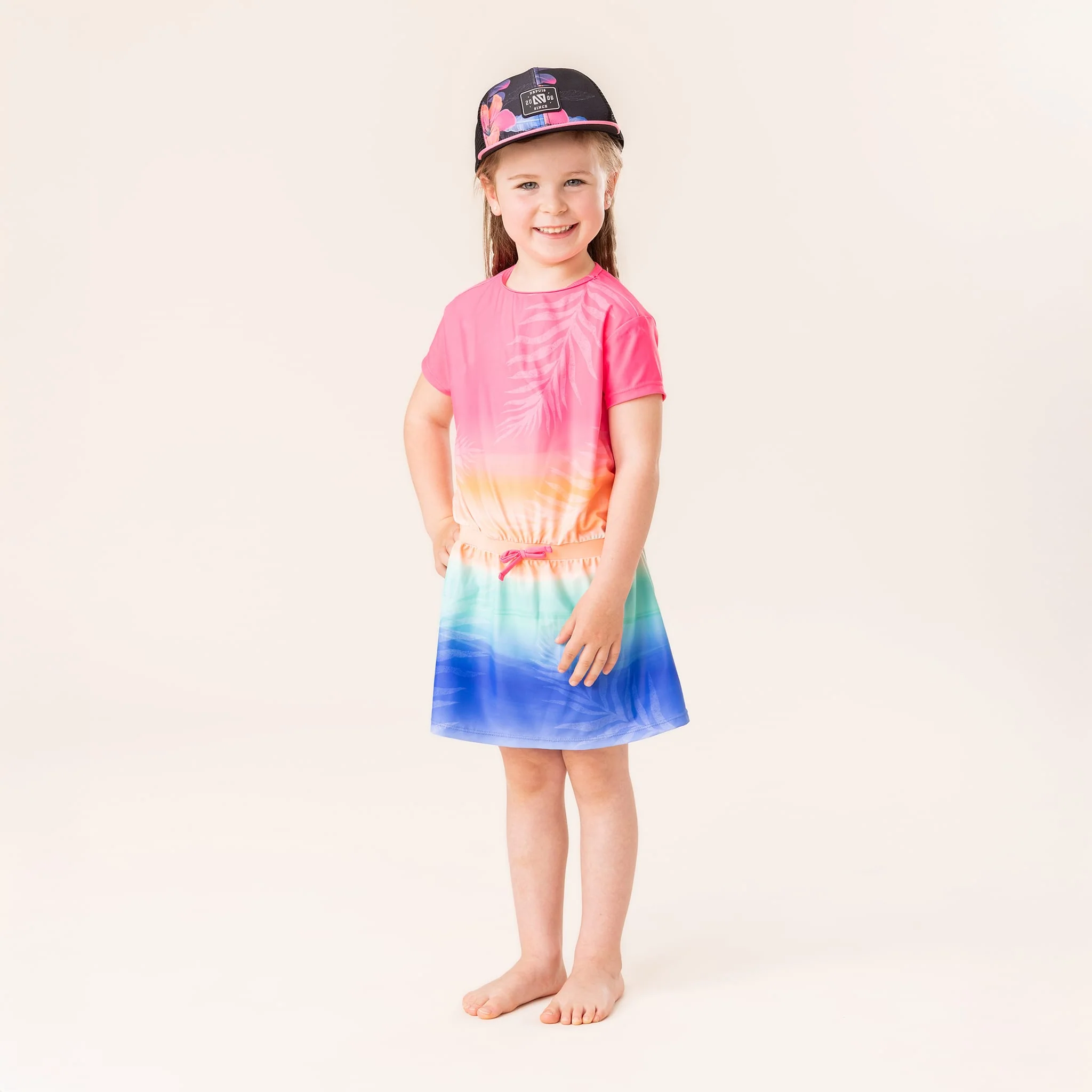 Robe De Plage Arc-en-ciel 2-14ans - Image 2