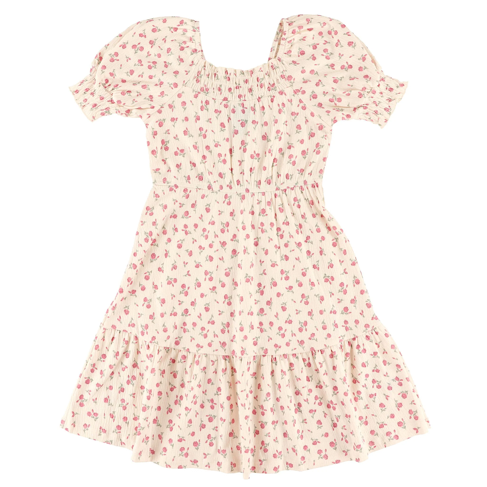 Robe Fleurs Cerises 7-14ans
