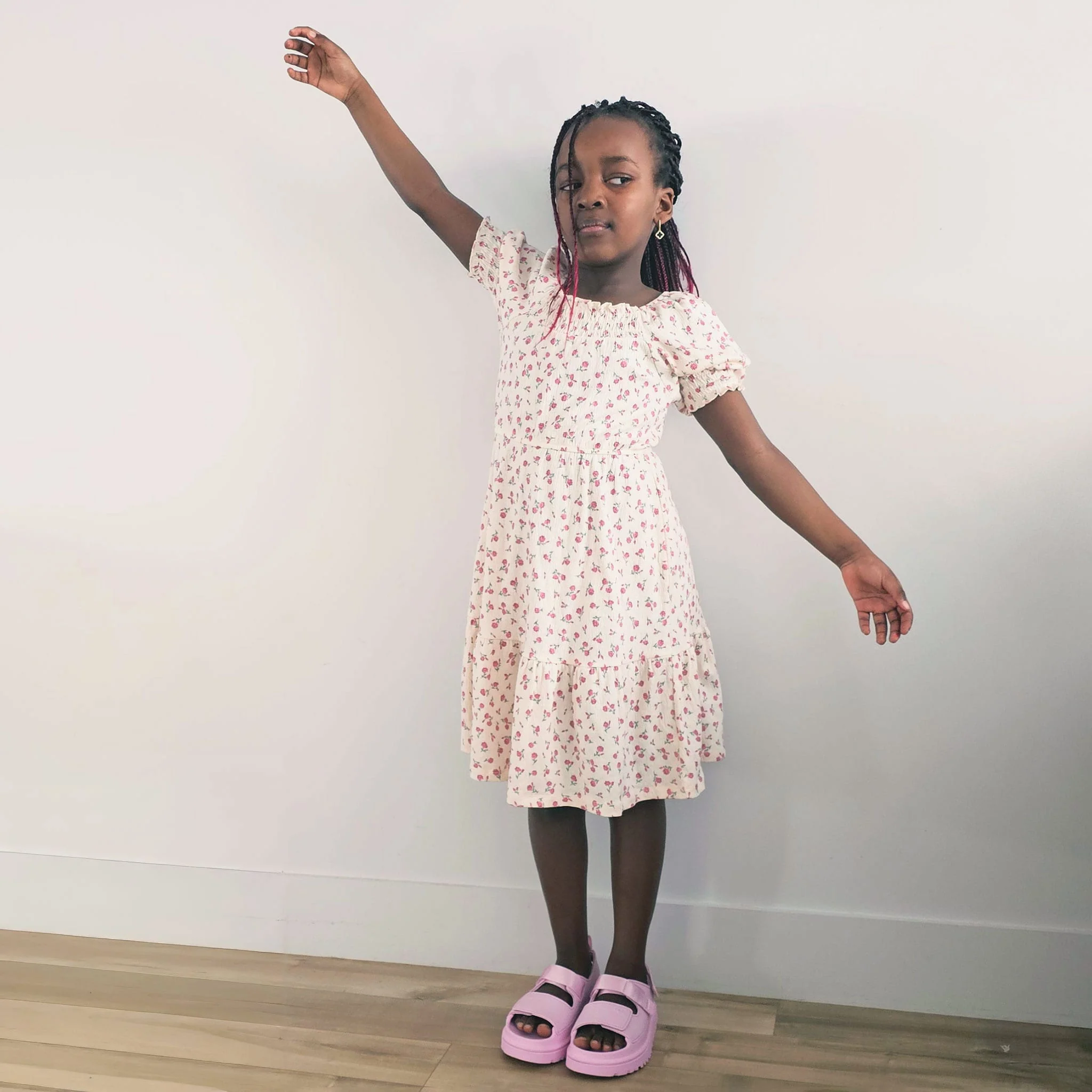 Robe Fleurs Cerises 7-14ans - Image 6