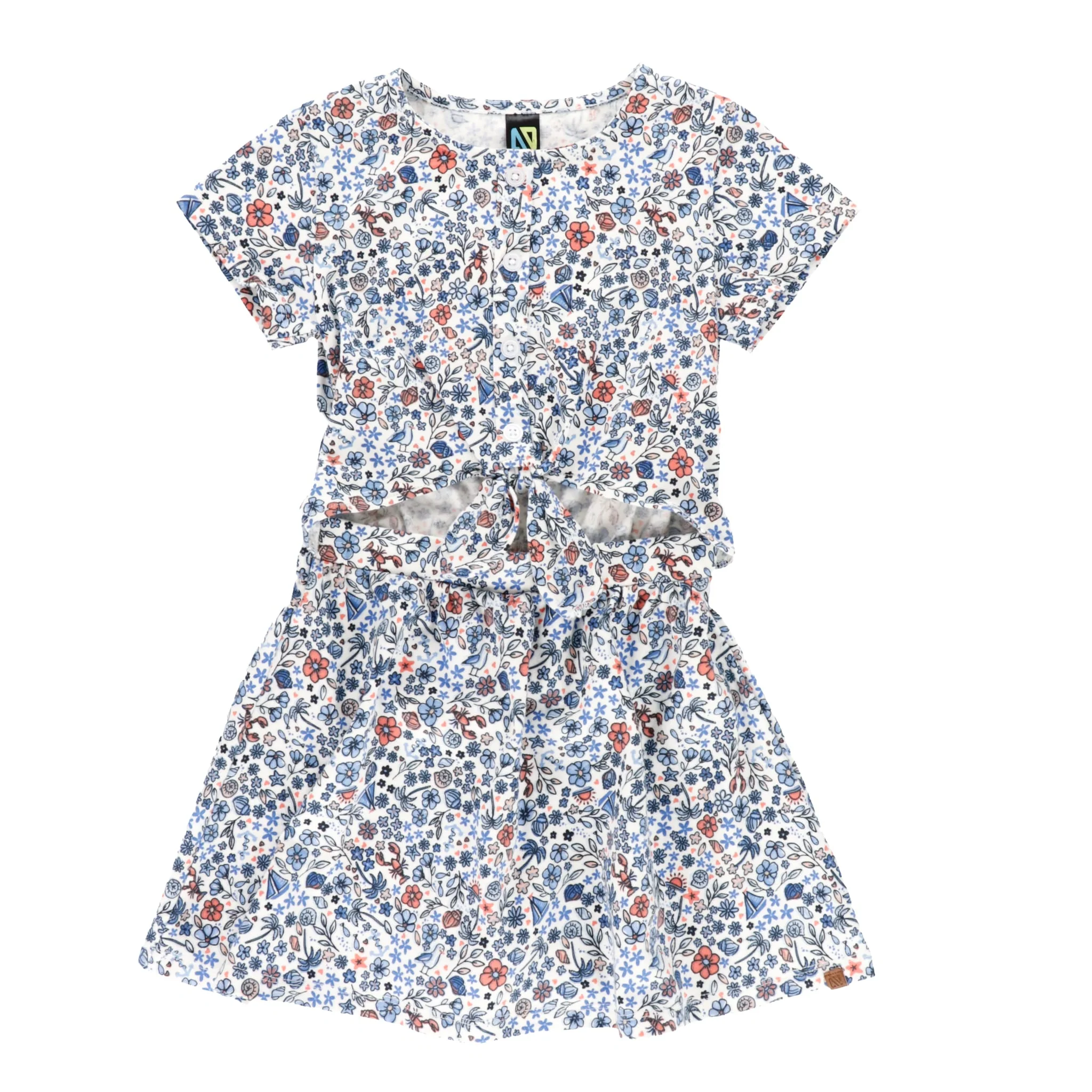 Robe Fleurs Mer 2-12ans