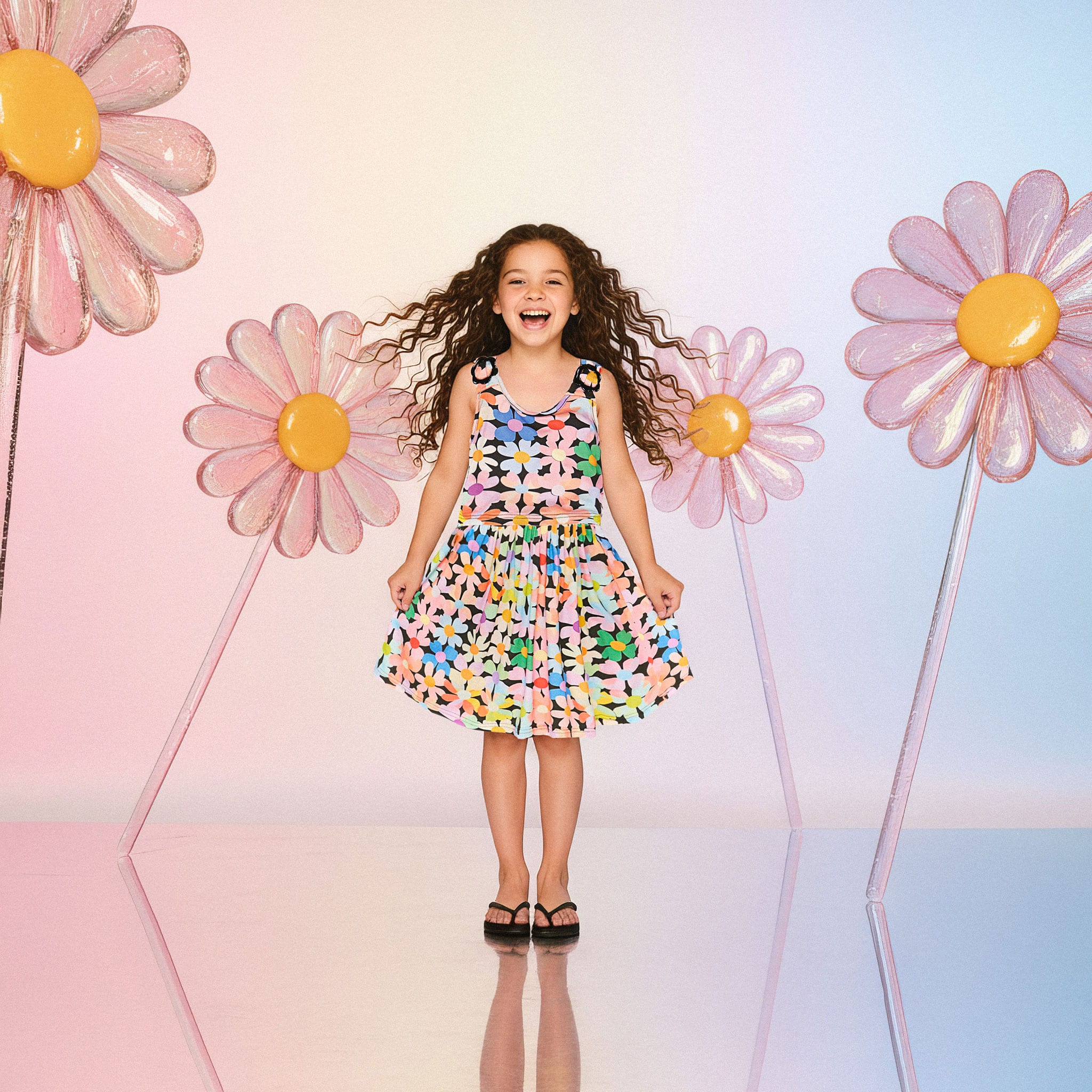 Robe Fleurs Sucré 3-6ans - Image 7