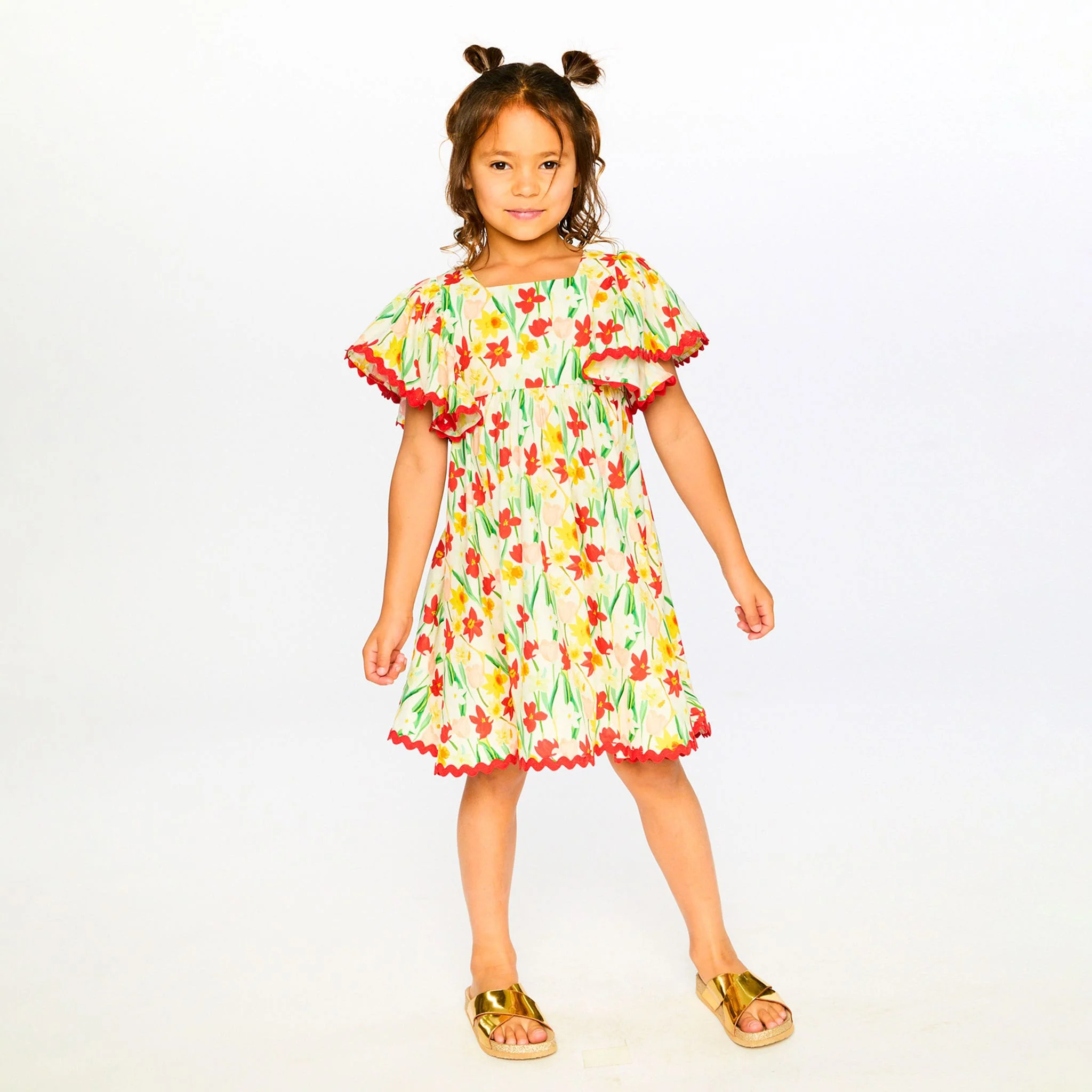 Robe Jonquilles 7-10ans - Image 2