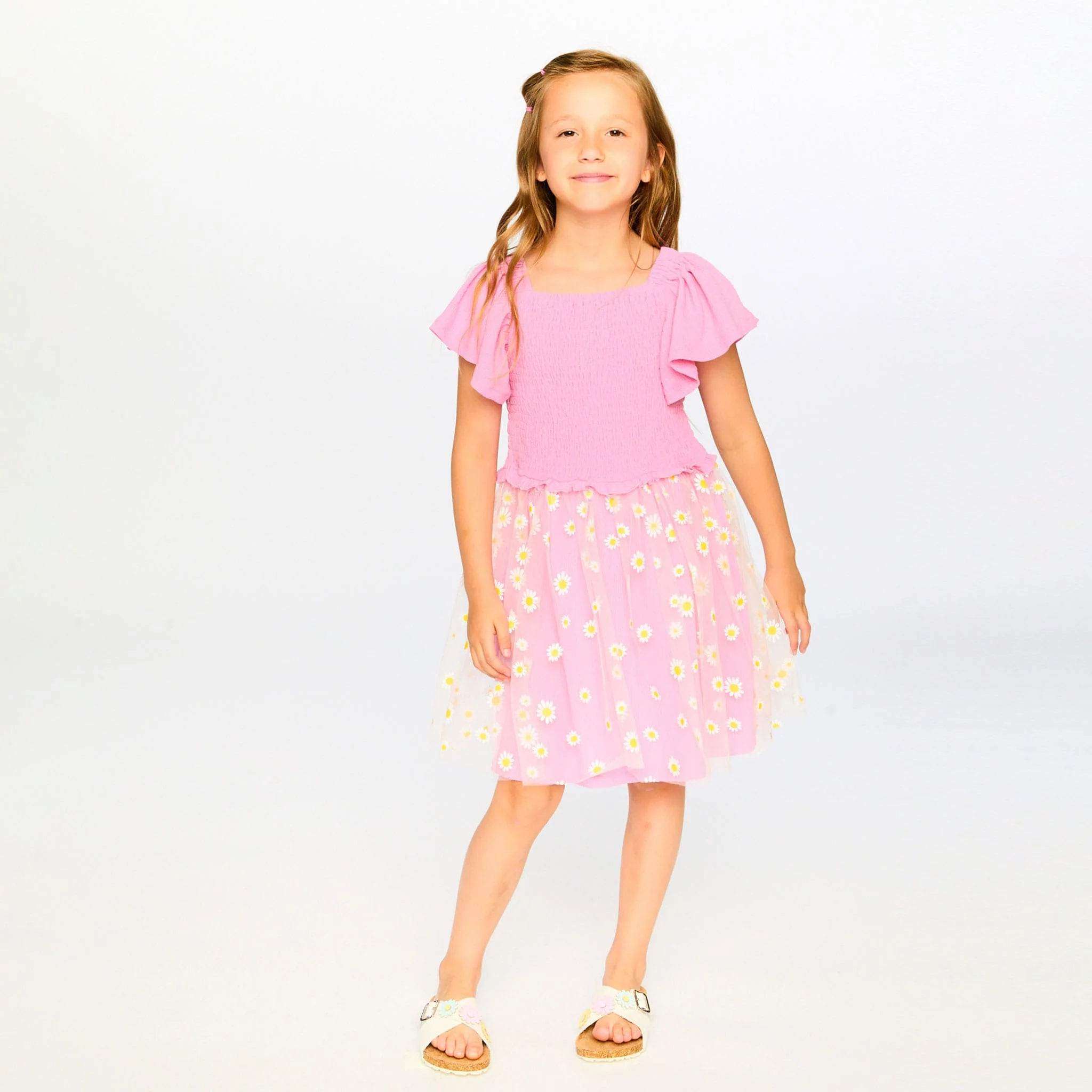 Robe Marguerites 7-10ans - Image 2
