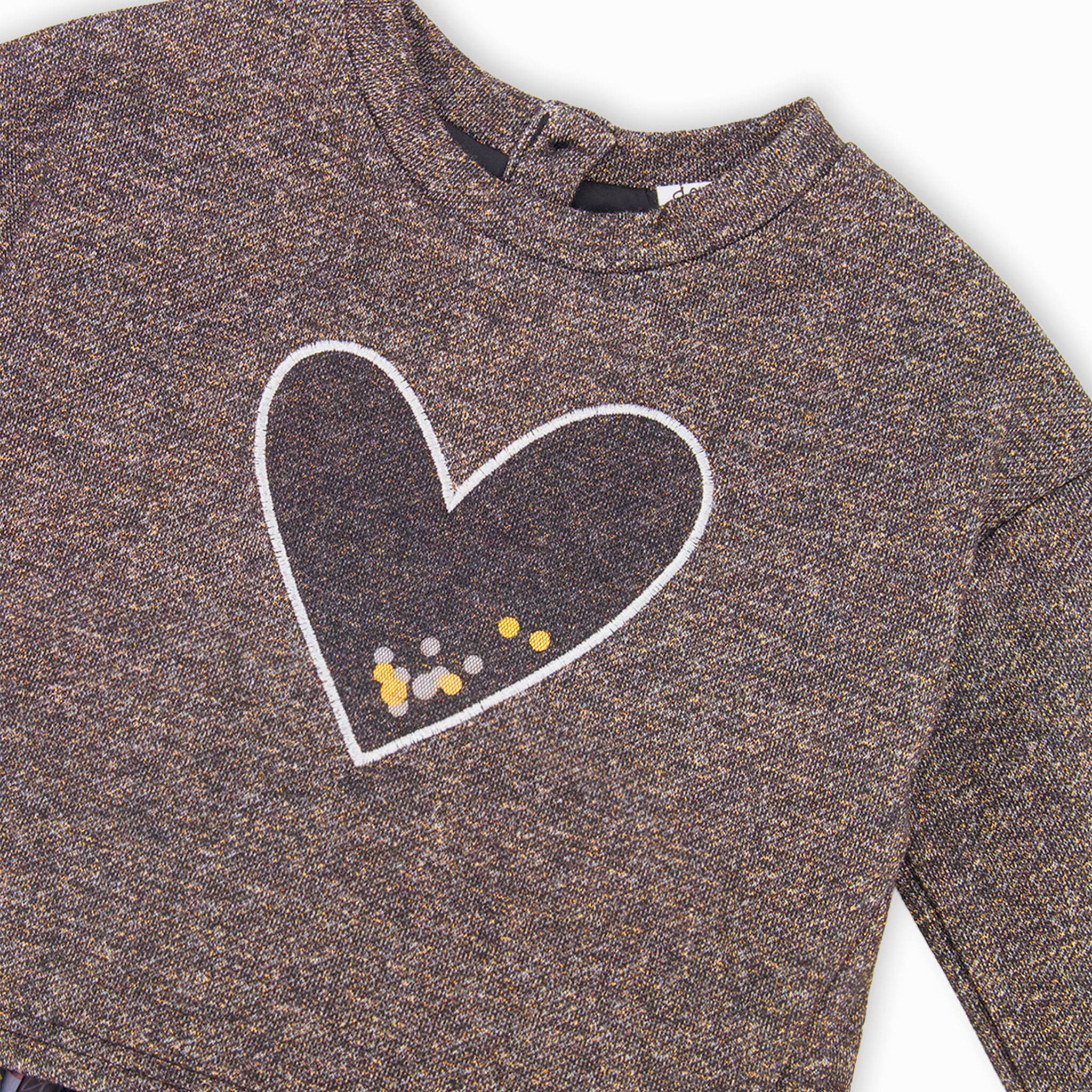 Robe Noir Licorne 3-6ans - Image 3