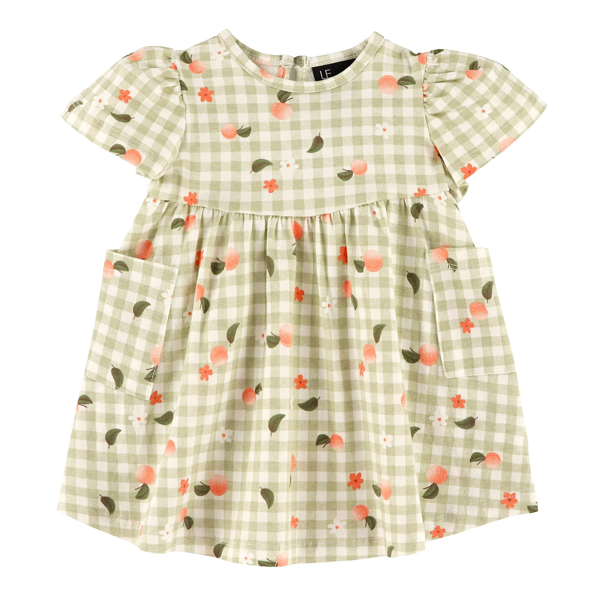 Robe Pique-nique Pêches 3-24mois