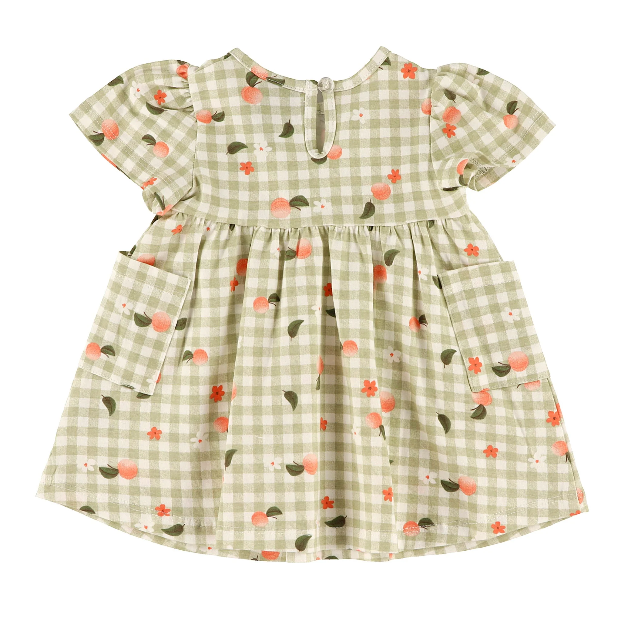 Robe Pique-nique Pêches 3-24mois - Image 3