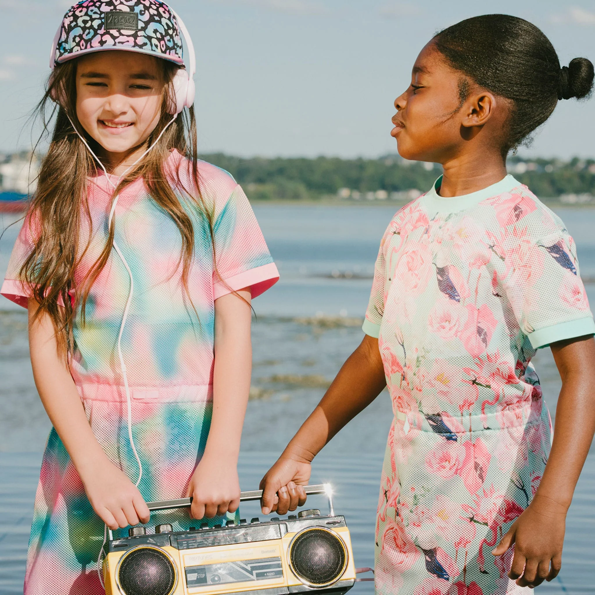 Robe Plage Flamant Rose 7-12ans - Image 3
