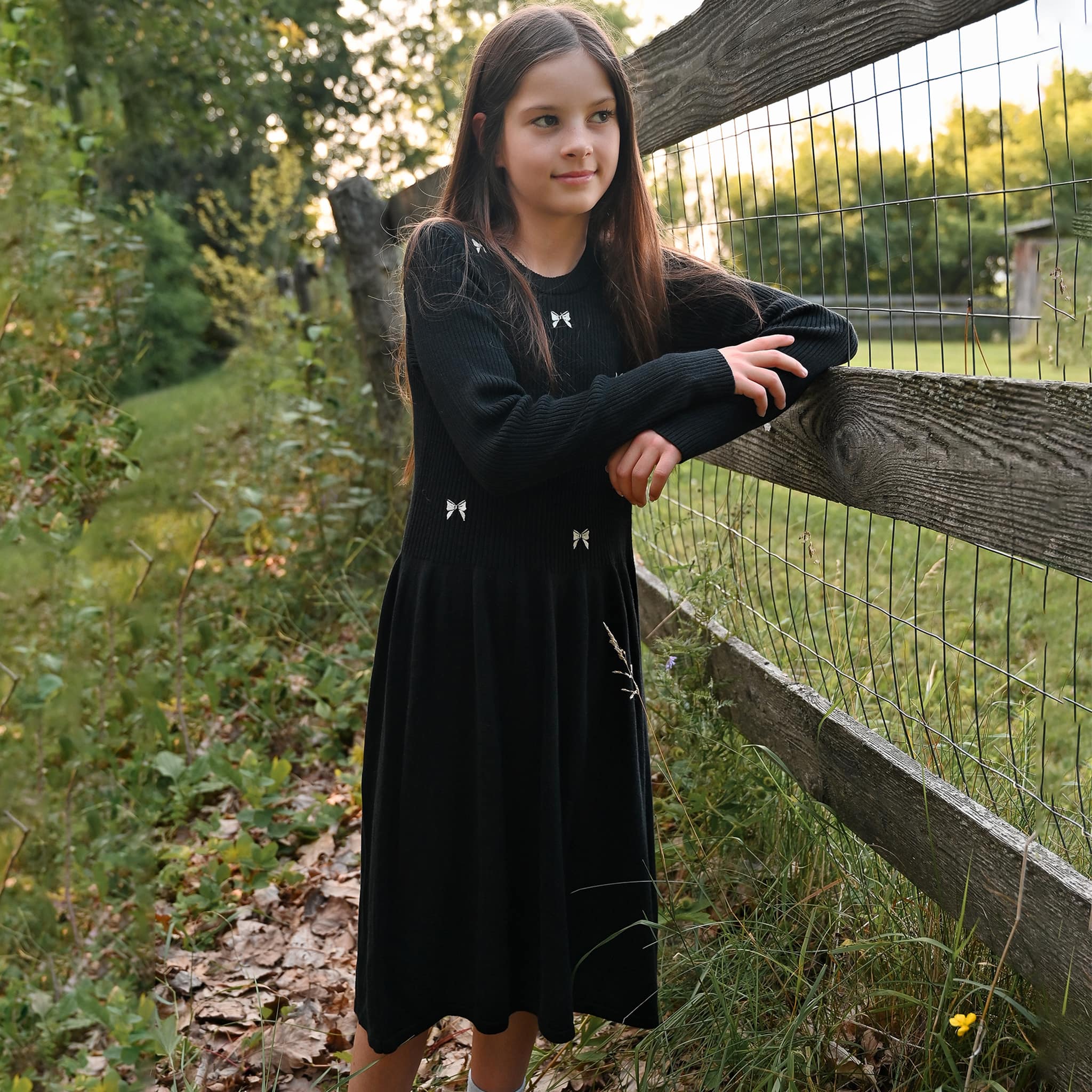 Robe Tricot Boucles Romance 7-14ans - Image 7