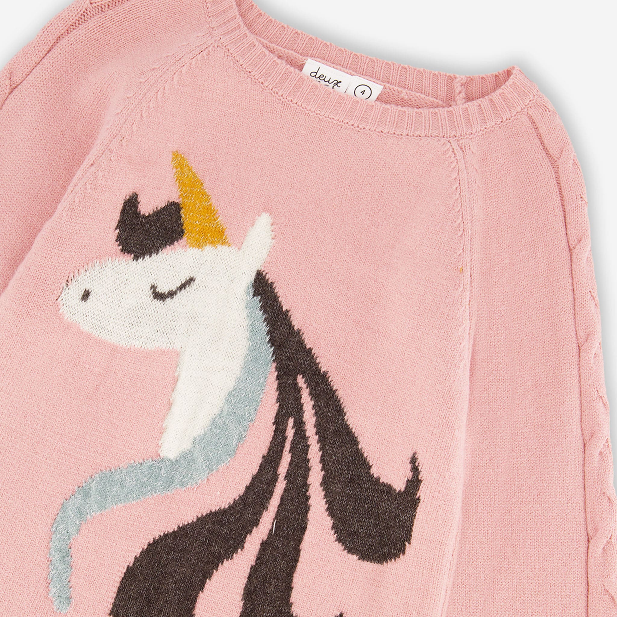Robe Tricot Licorne 7-10ans - Image 4
