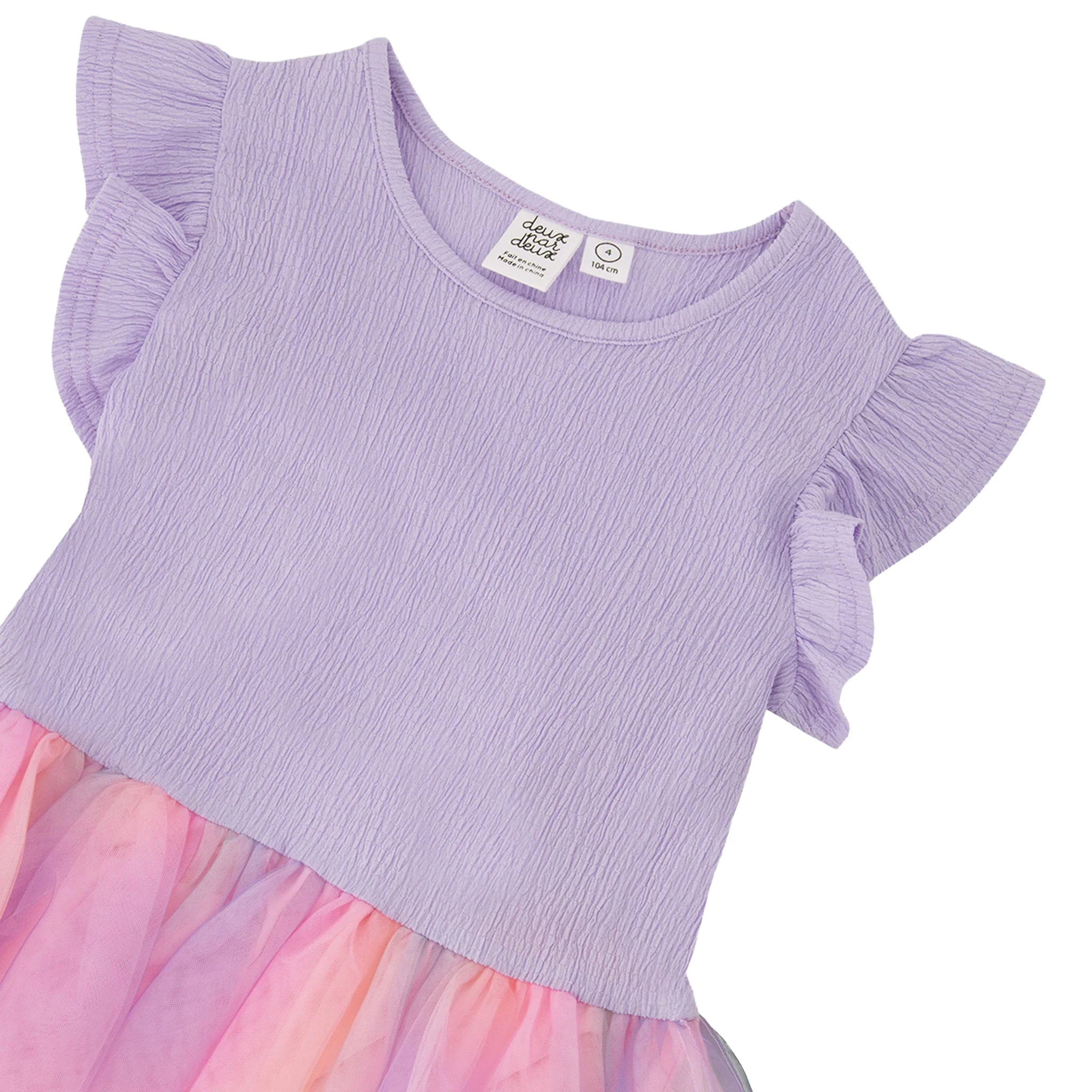 Robe Tulle Lilas 3-6ans - Image 6