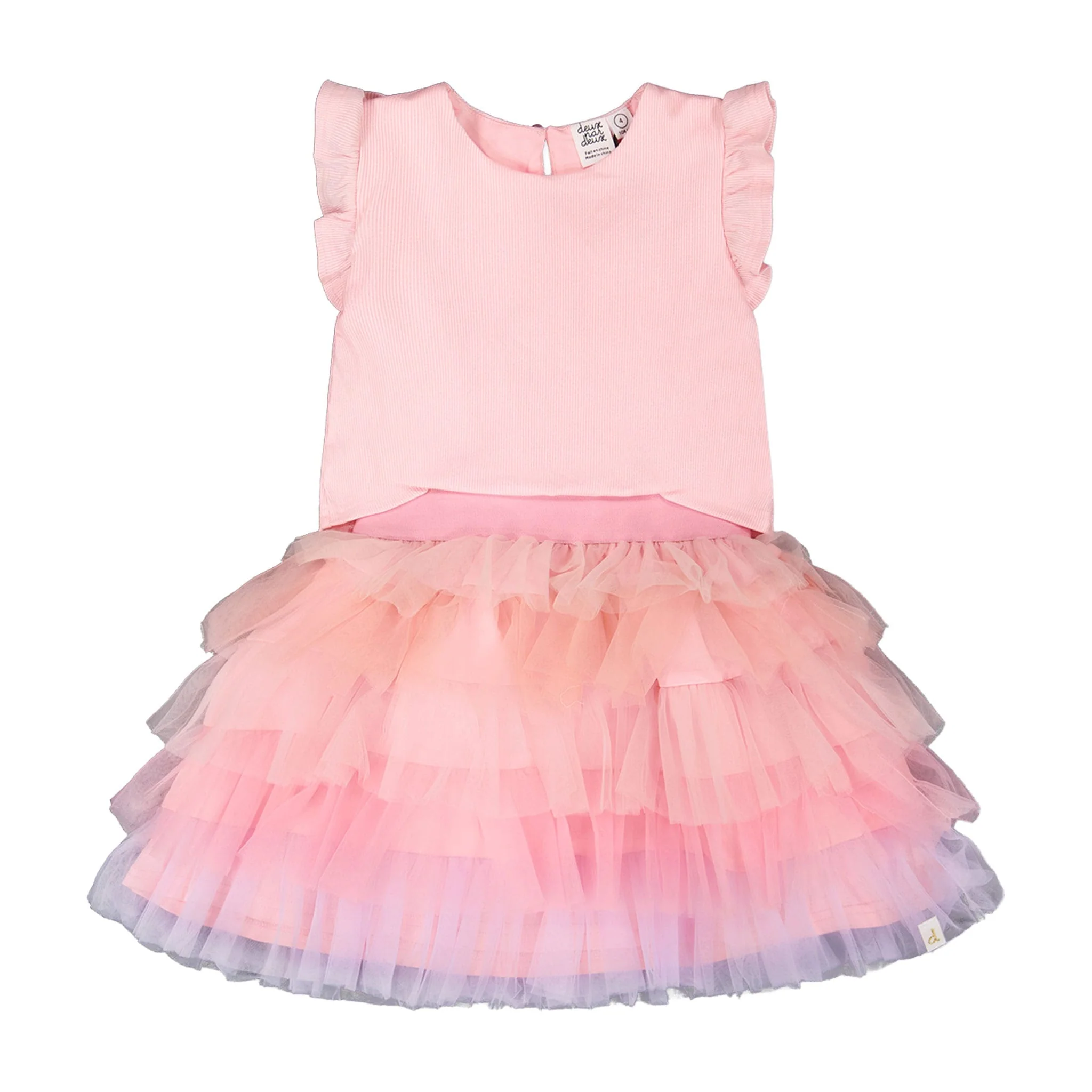 Robe Tulle Rose 7-10ans