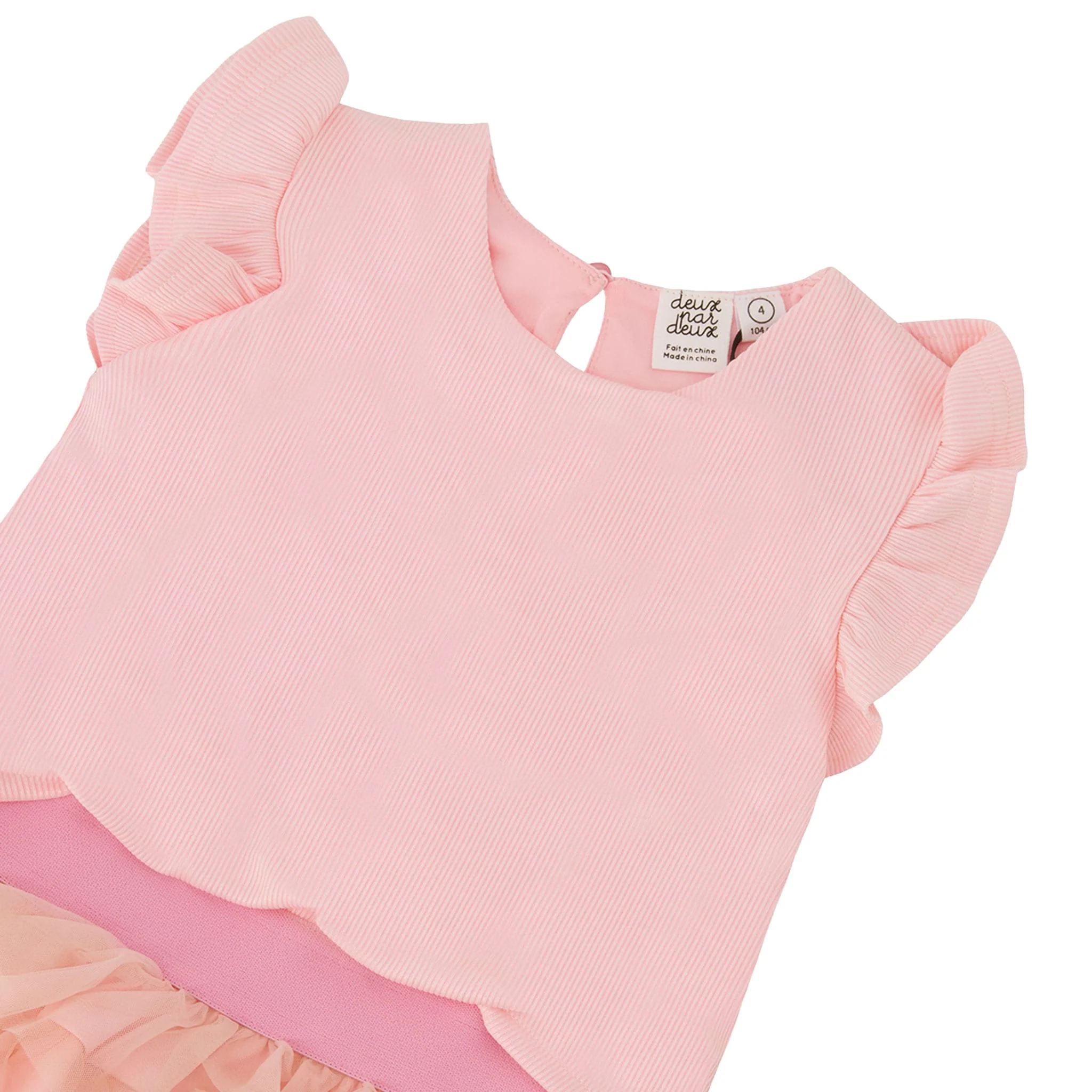Robe Tulle Rose 7-10ans - Image 5