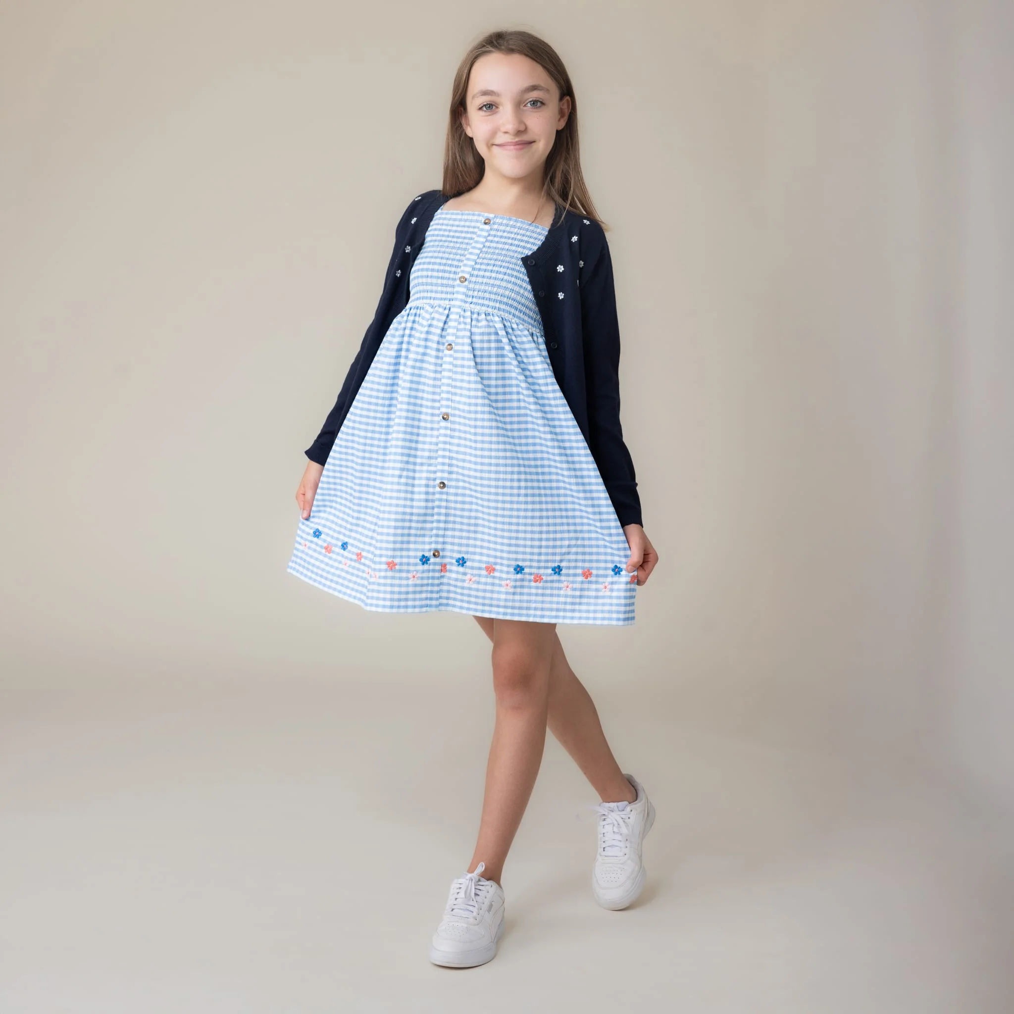 Robe Vichy Mer 2-12ans - Image 3