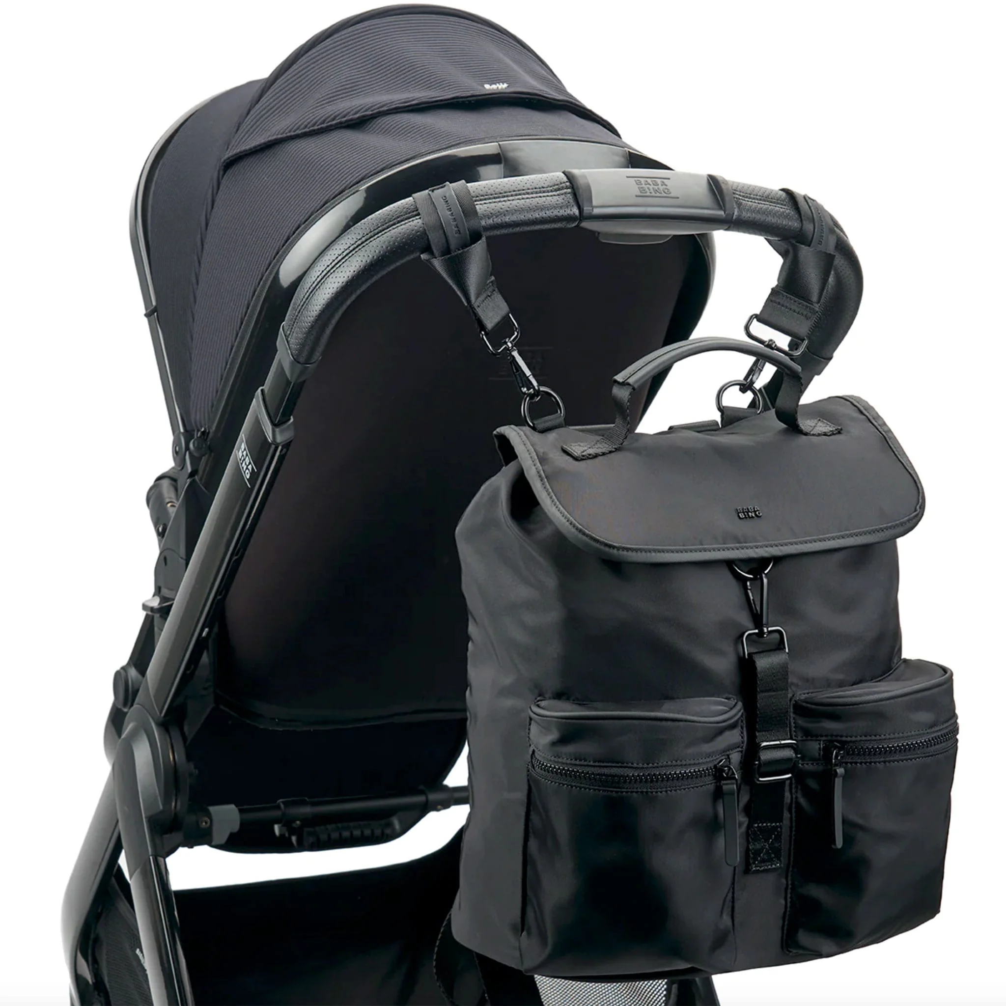 Sac à couches à Dos - Noir - Image 10