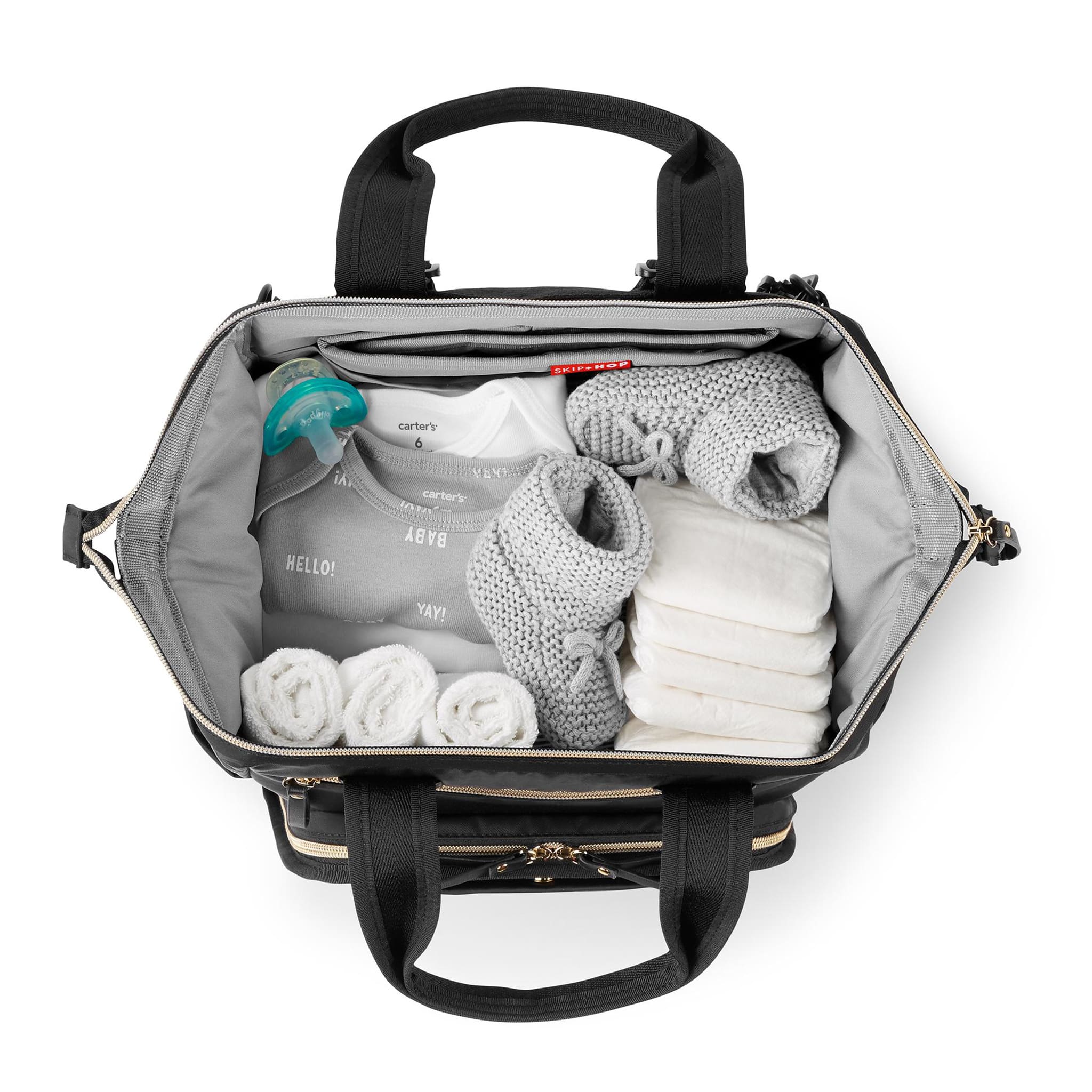 Sac à Couches à Dos - Noir - Image 6