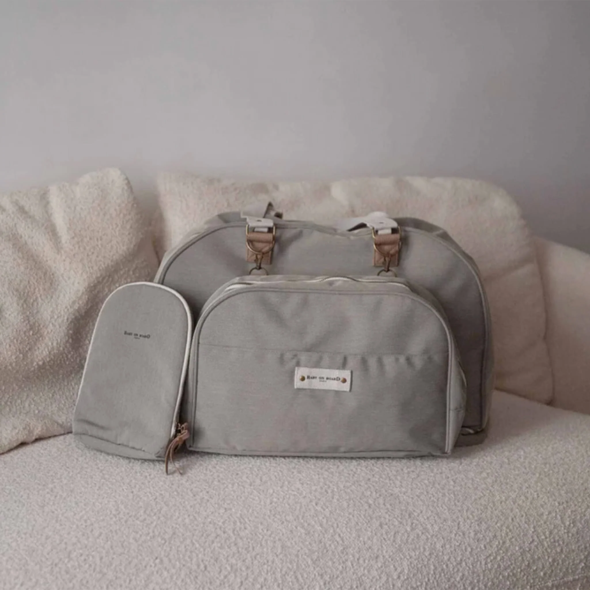 Sac À Couches Juliette - Galet - Image 4