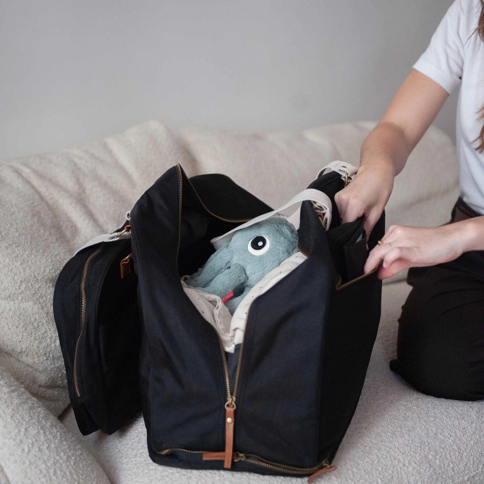 Sac À Couches Juliette Noir - Image 10