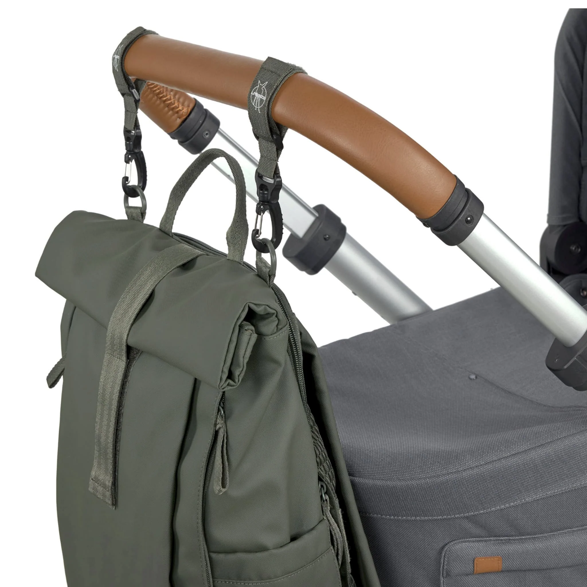 Sac à Couches à Dos Rolltop - Olive - Image 6