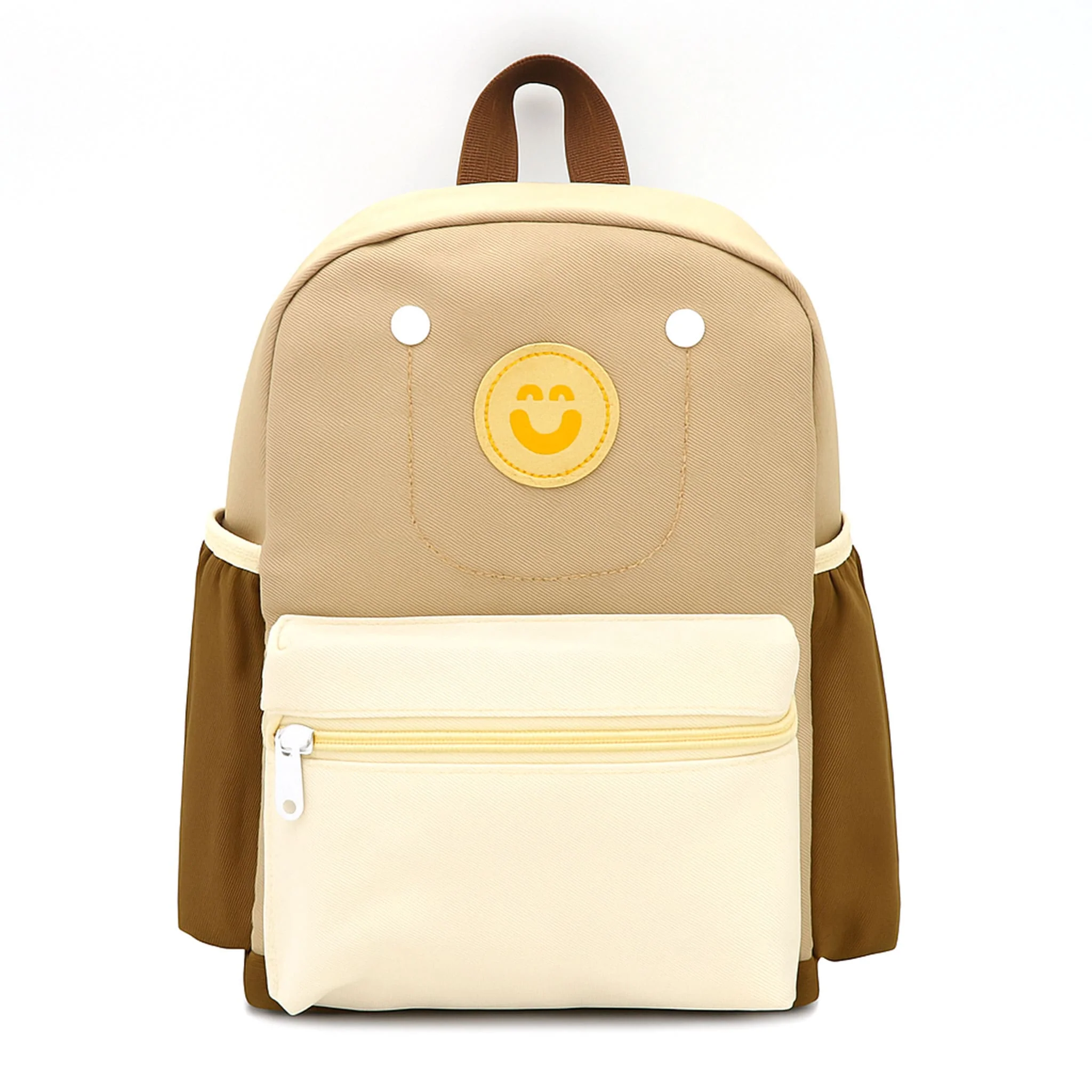 Sac à Dos Colorblock Taupe