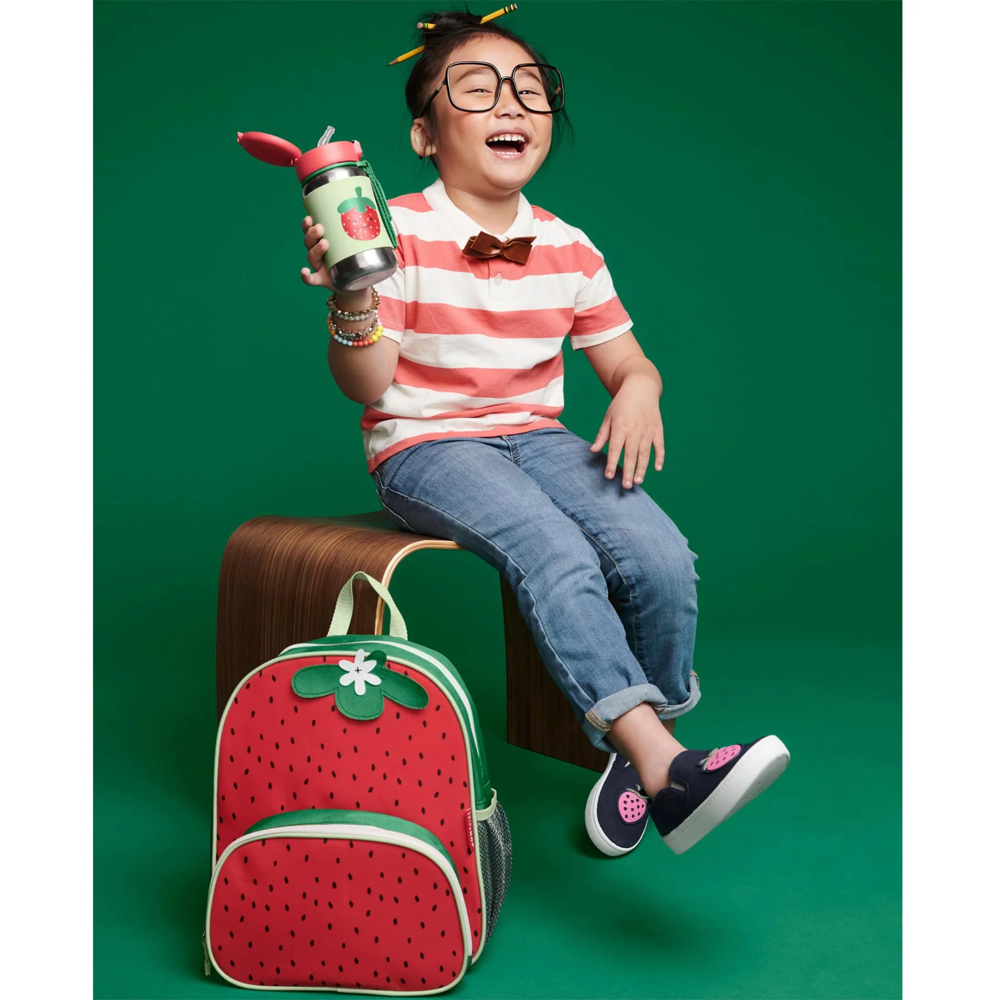 Sac à Dos Zoo - Petit - Fraise - Image 8
