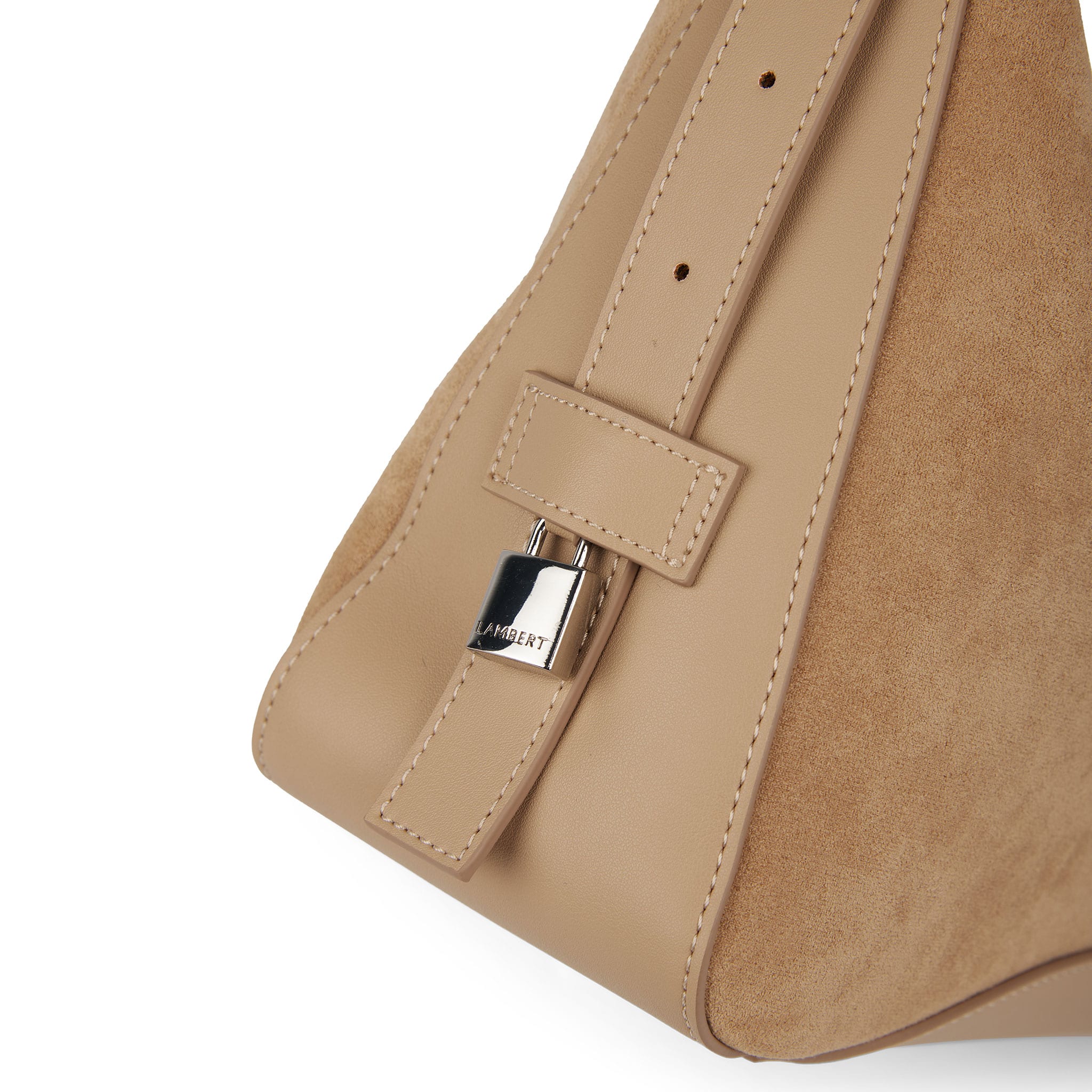 Sac À Main Audrey - Suede Beige - Image 6