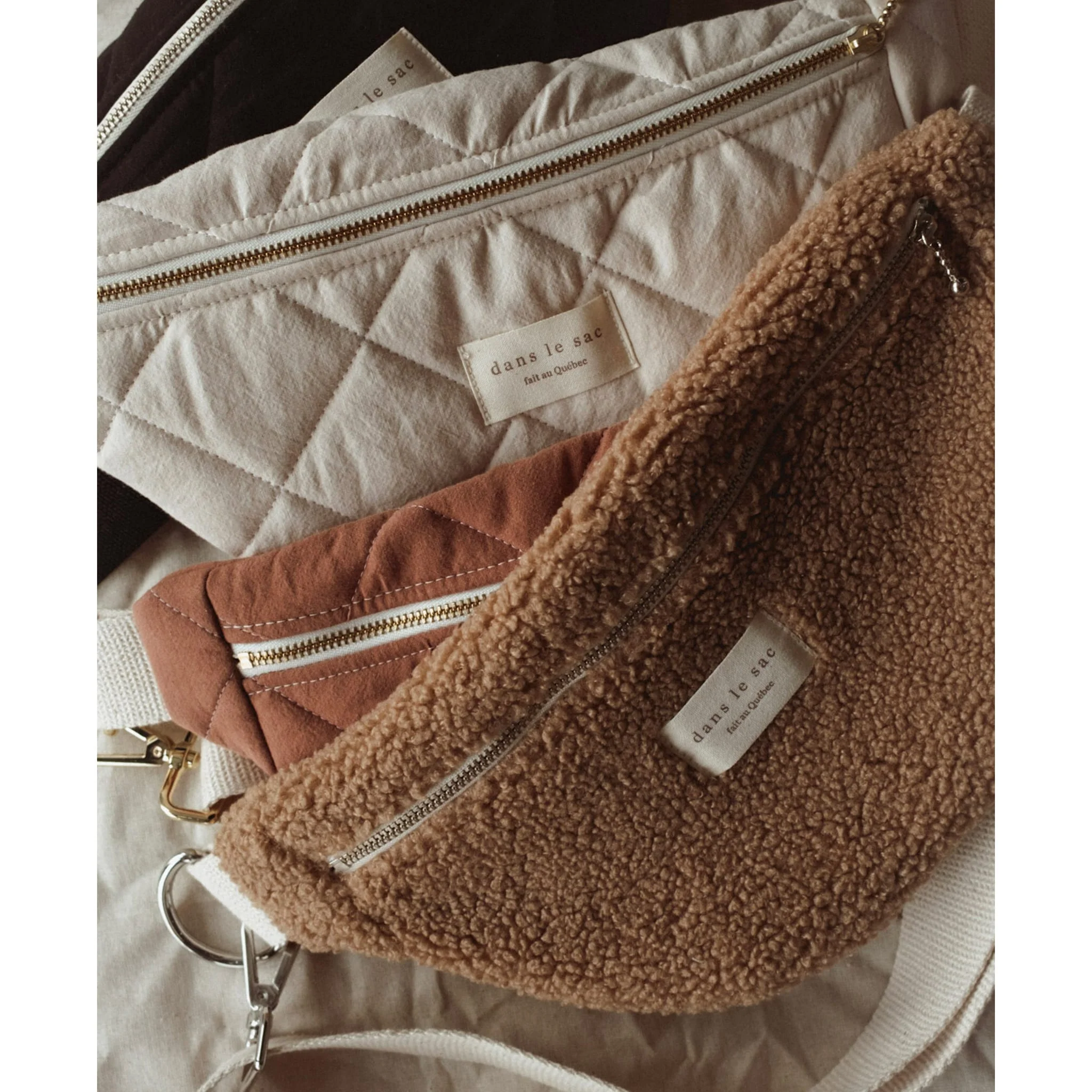 Sac Banane Matelassé - Crème - Image 4