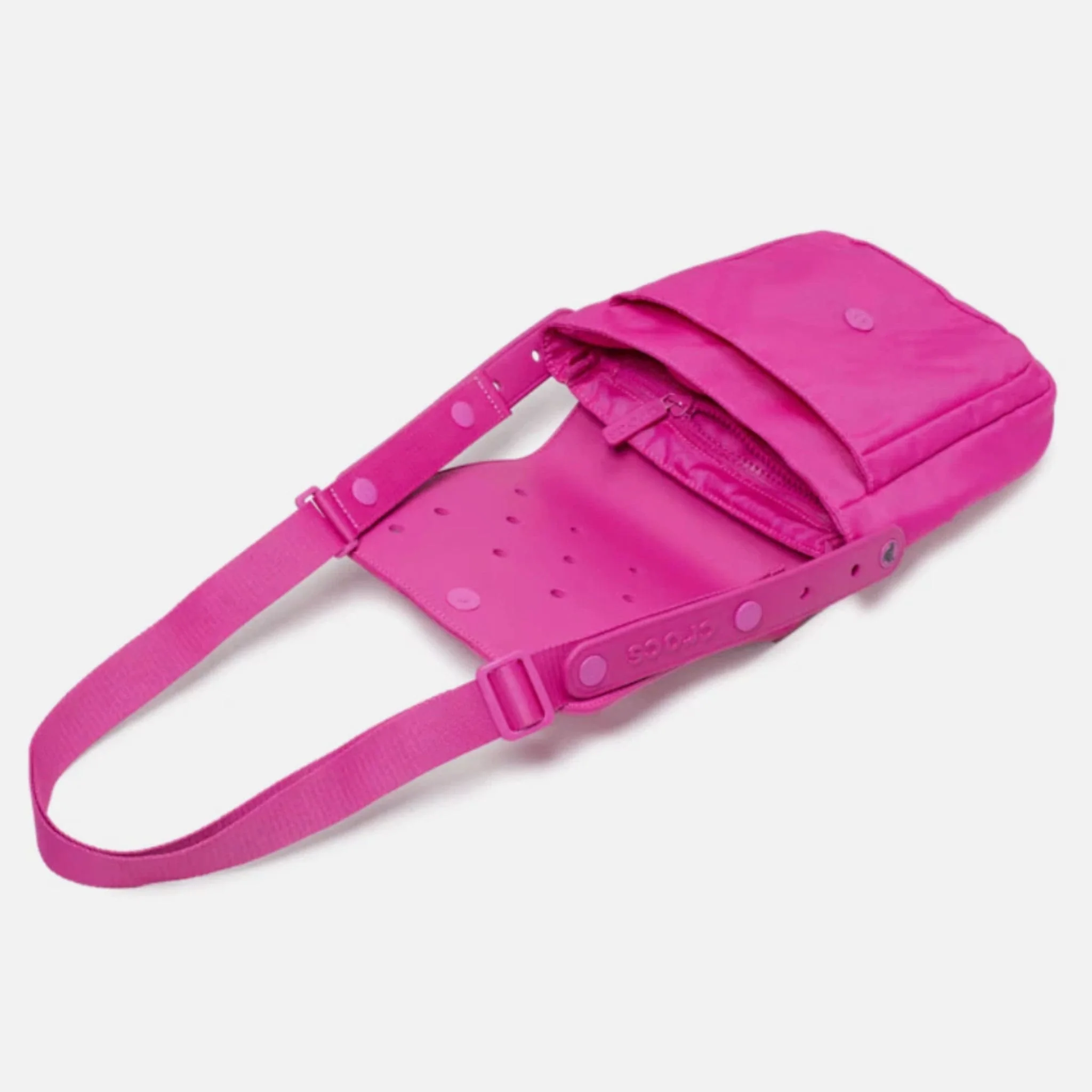 Sac Bandoulière avec rabat en Eva - Berry - Image 3