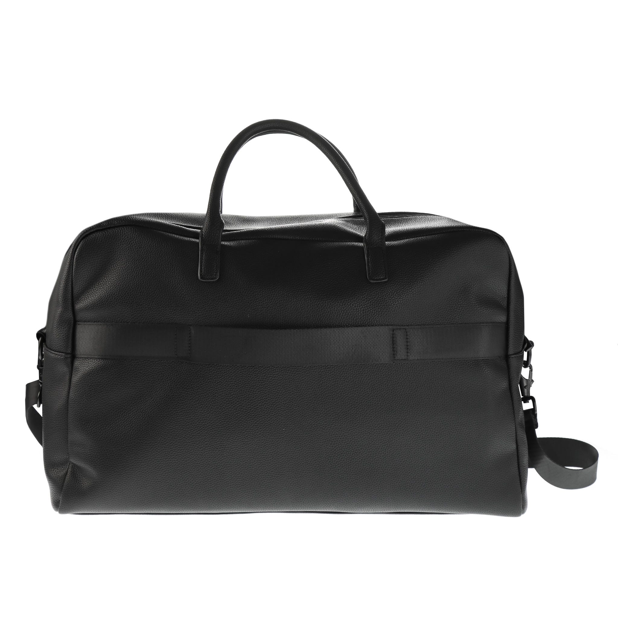Sac de Voyage 2-en-1 Cuir Végan - Noir - Image 3
