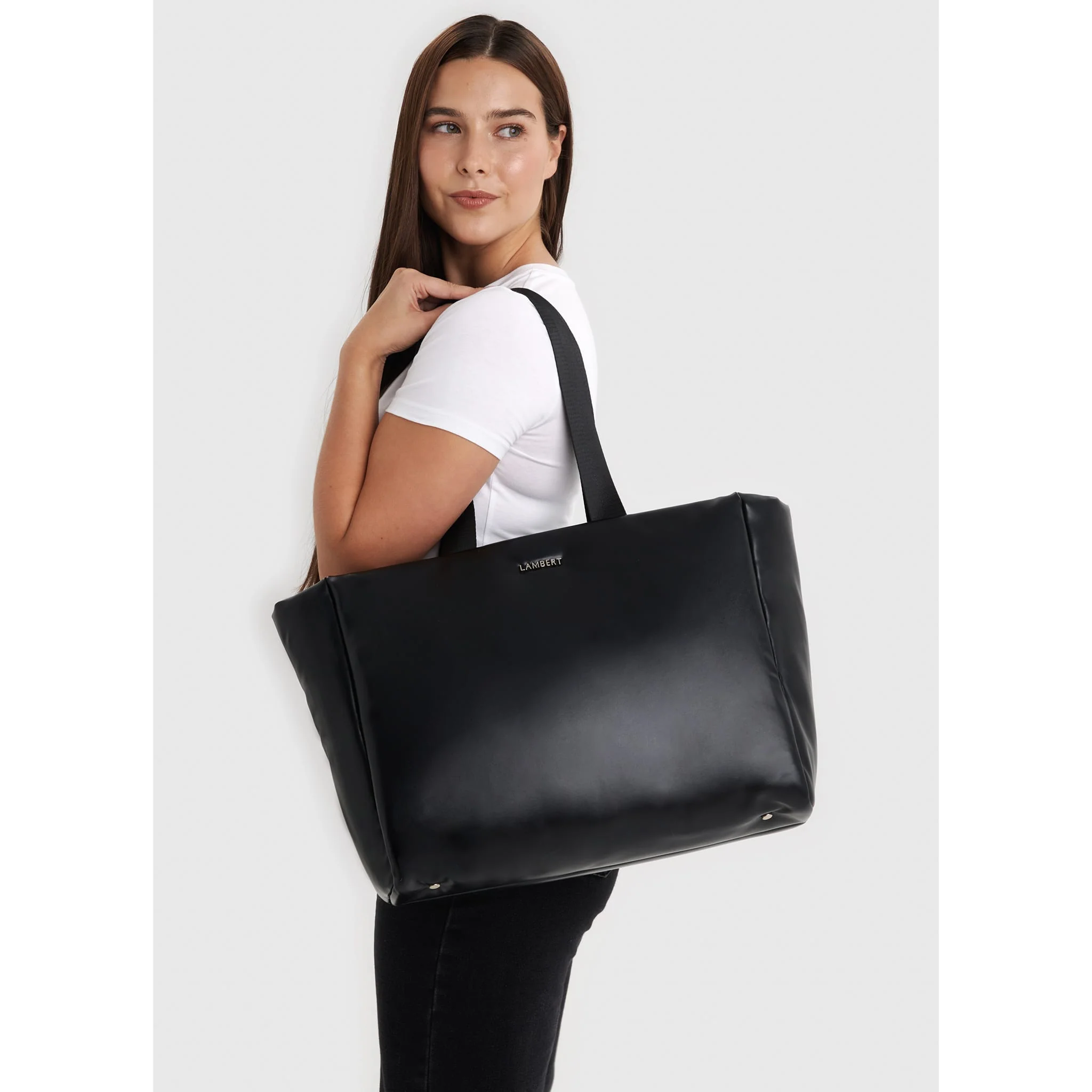 Sac Fourre-Tout Kaia - Noir Smooth - Image 6