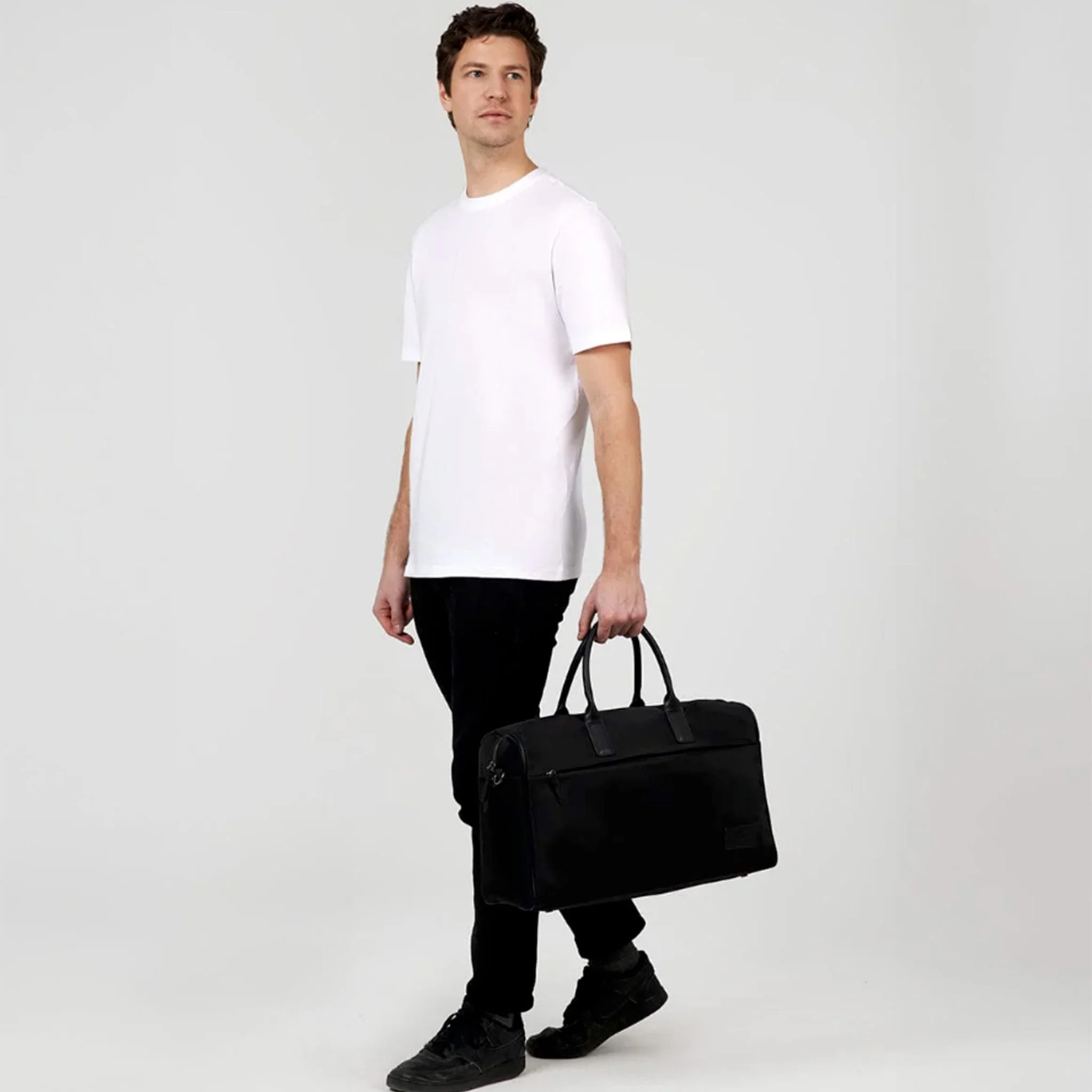 Sac Fourre-Tout London Nylon Recyclé - Noir - Image 10