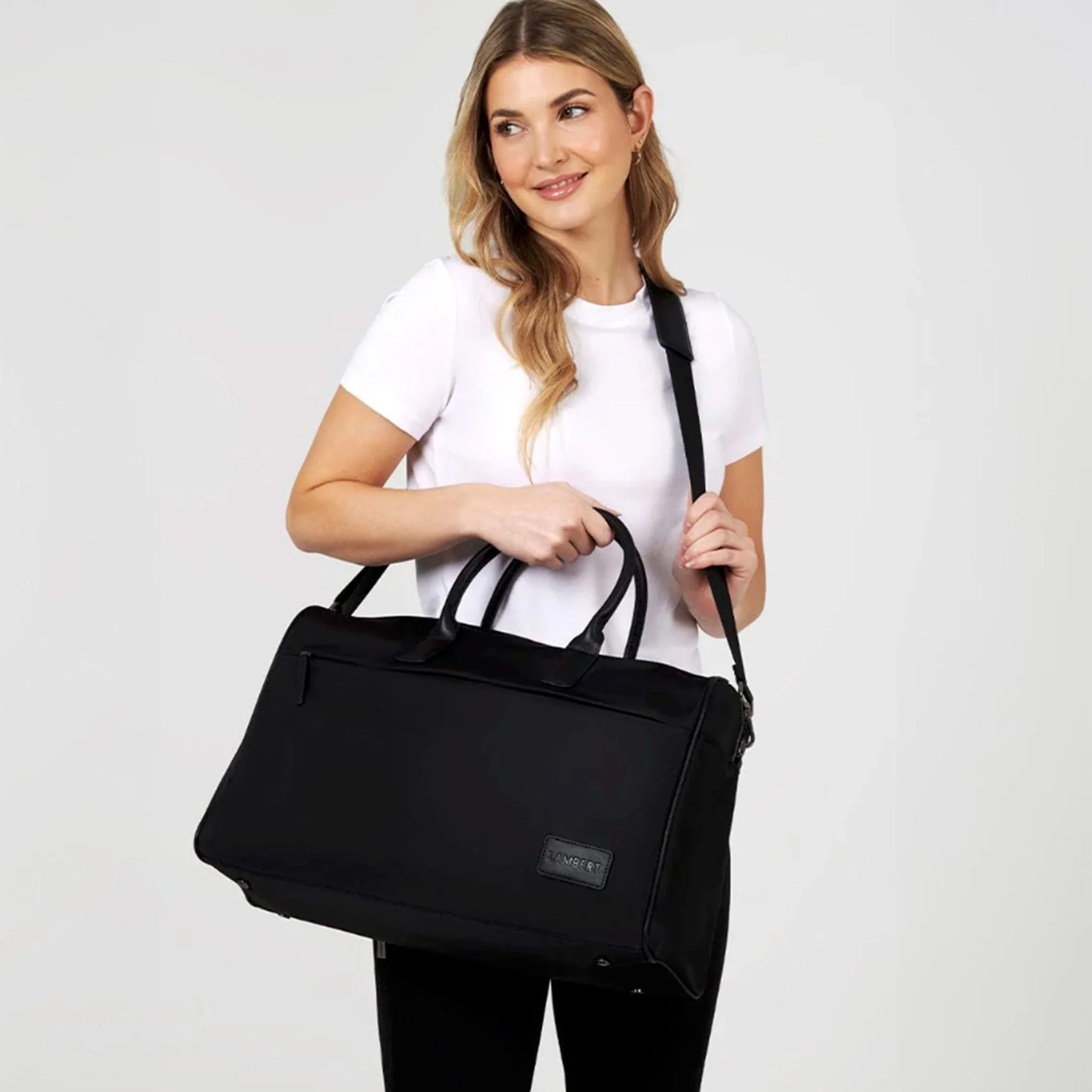 Sac Fourre-Tout London Nylon Recyclé - Noir - Image 9