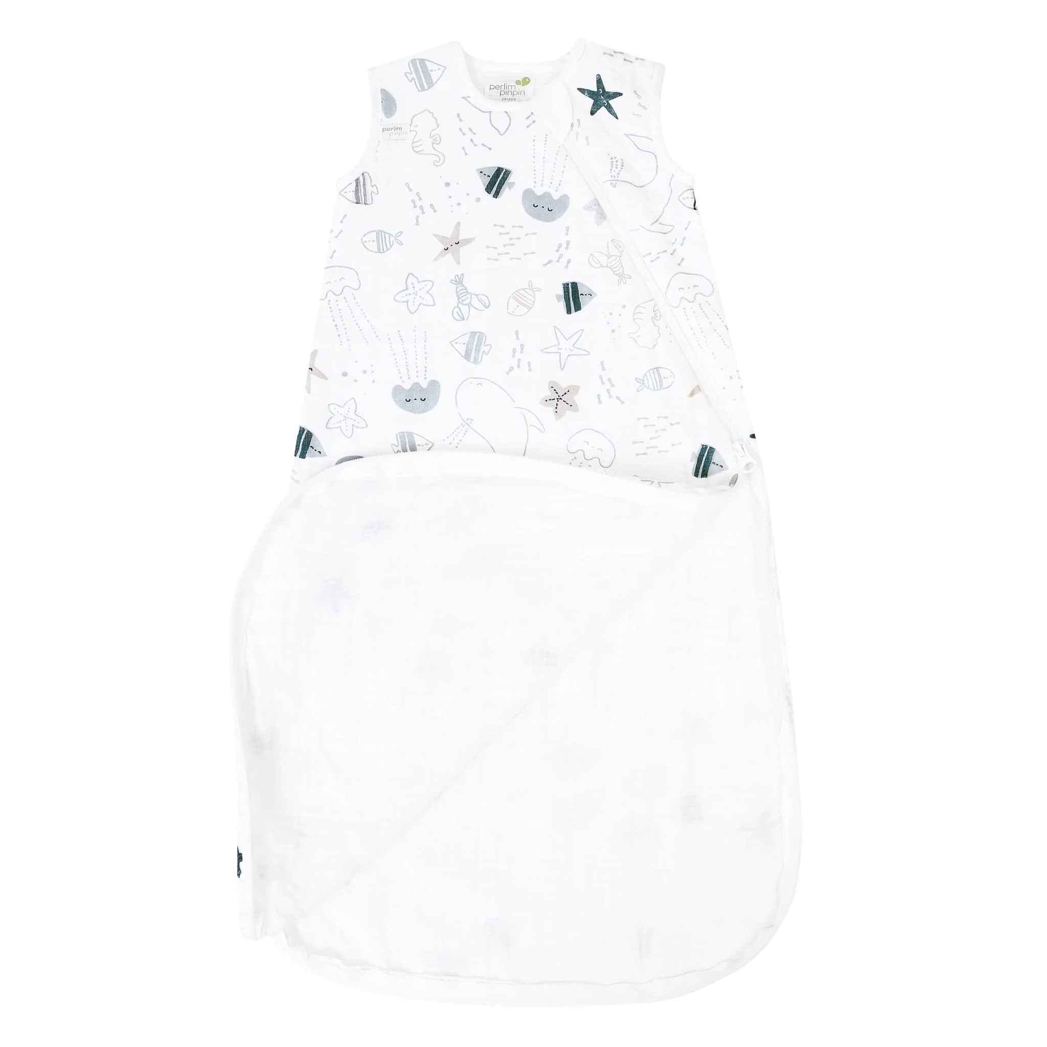 Sac de Nuit Mousseline 0-36mois - Mer - Image 5