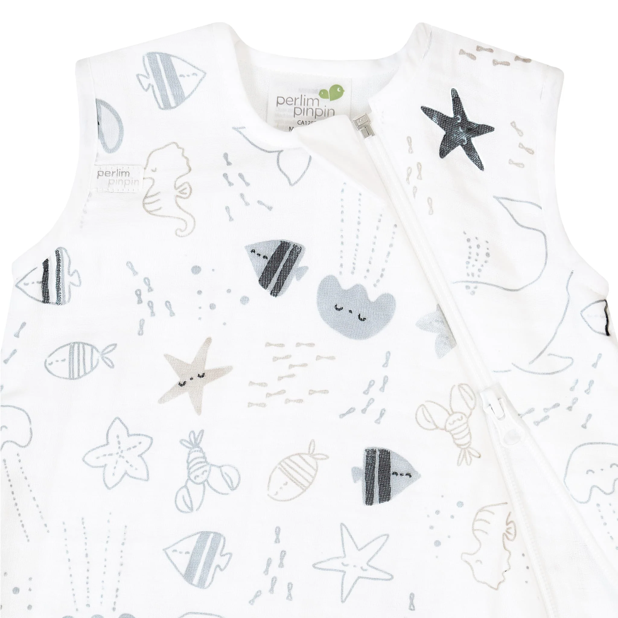 Sac de Nuit Mousseline 0-36mois - Mer - Image 7