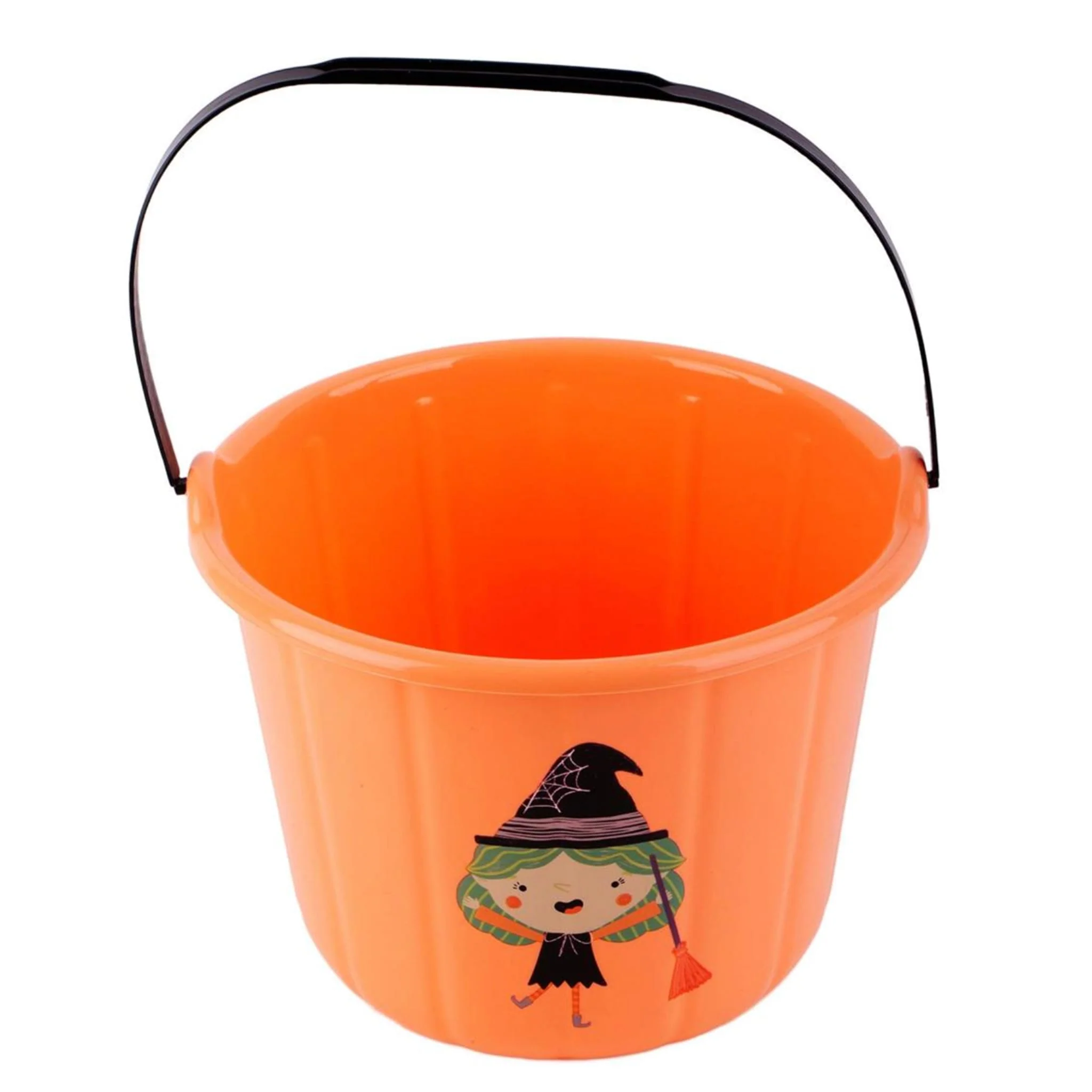 Seau Orange Halloween - Sorcière - Image 2