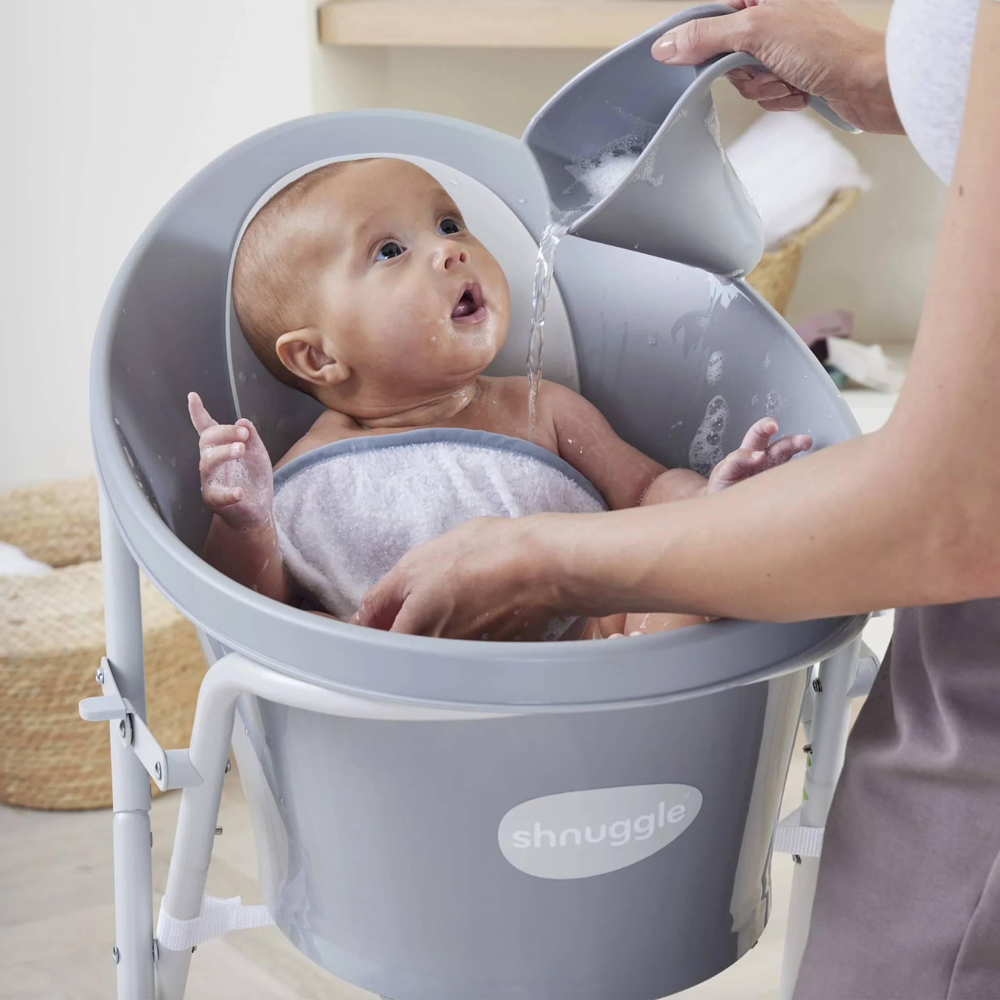 Pichet de Bain Shnuggle Washy - Taupe - Image 3